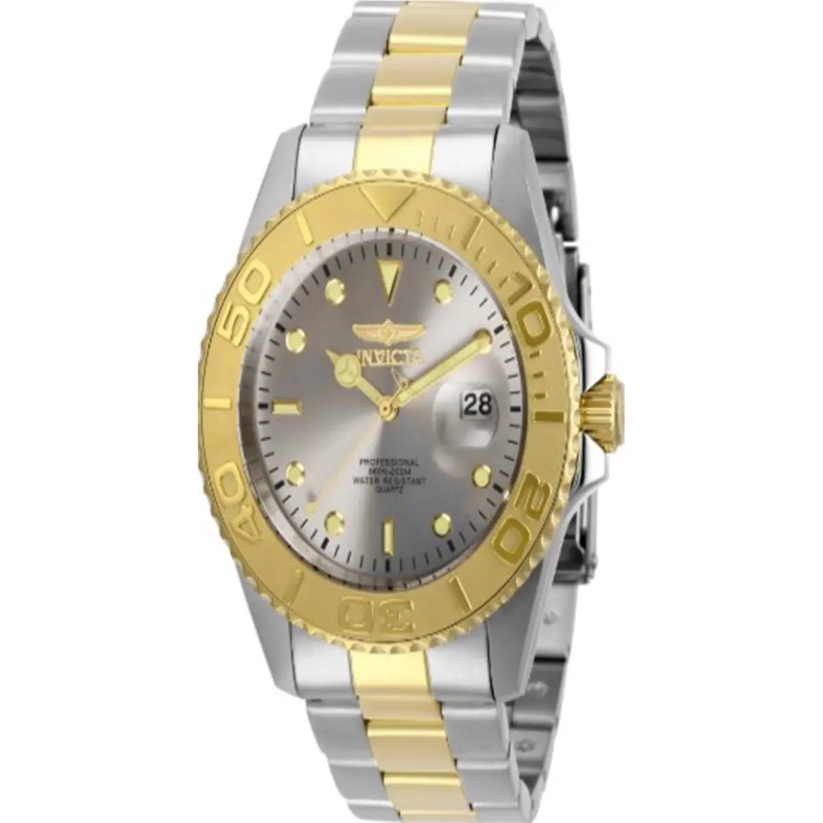 Invicta Men`s 29950 Pro Diver Quartz 3 Hand Grey Dial Watch
