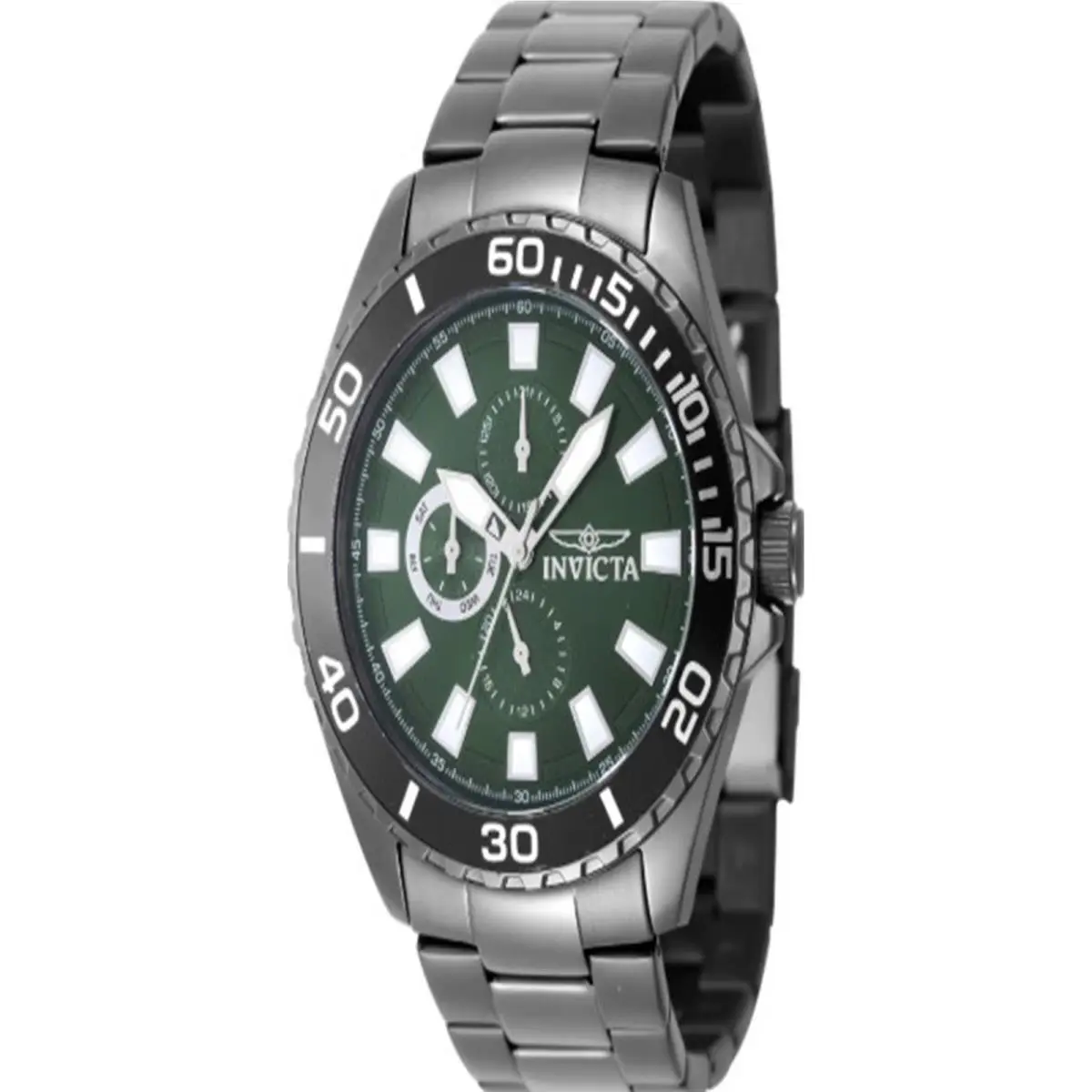 Invicta Men`s 29930 Pro Diver Quartz Chronograph Green Dial Watch