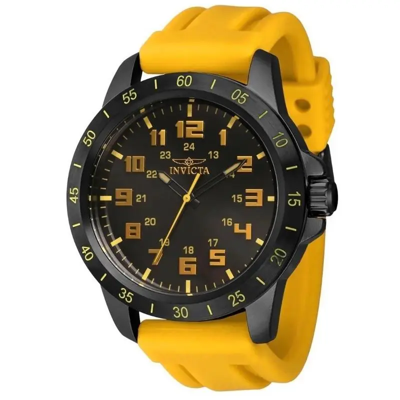 Pro Diver Stratus Men’s Watch 45mm Black Yellow Model 40006 30 by Invicta