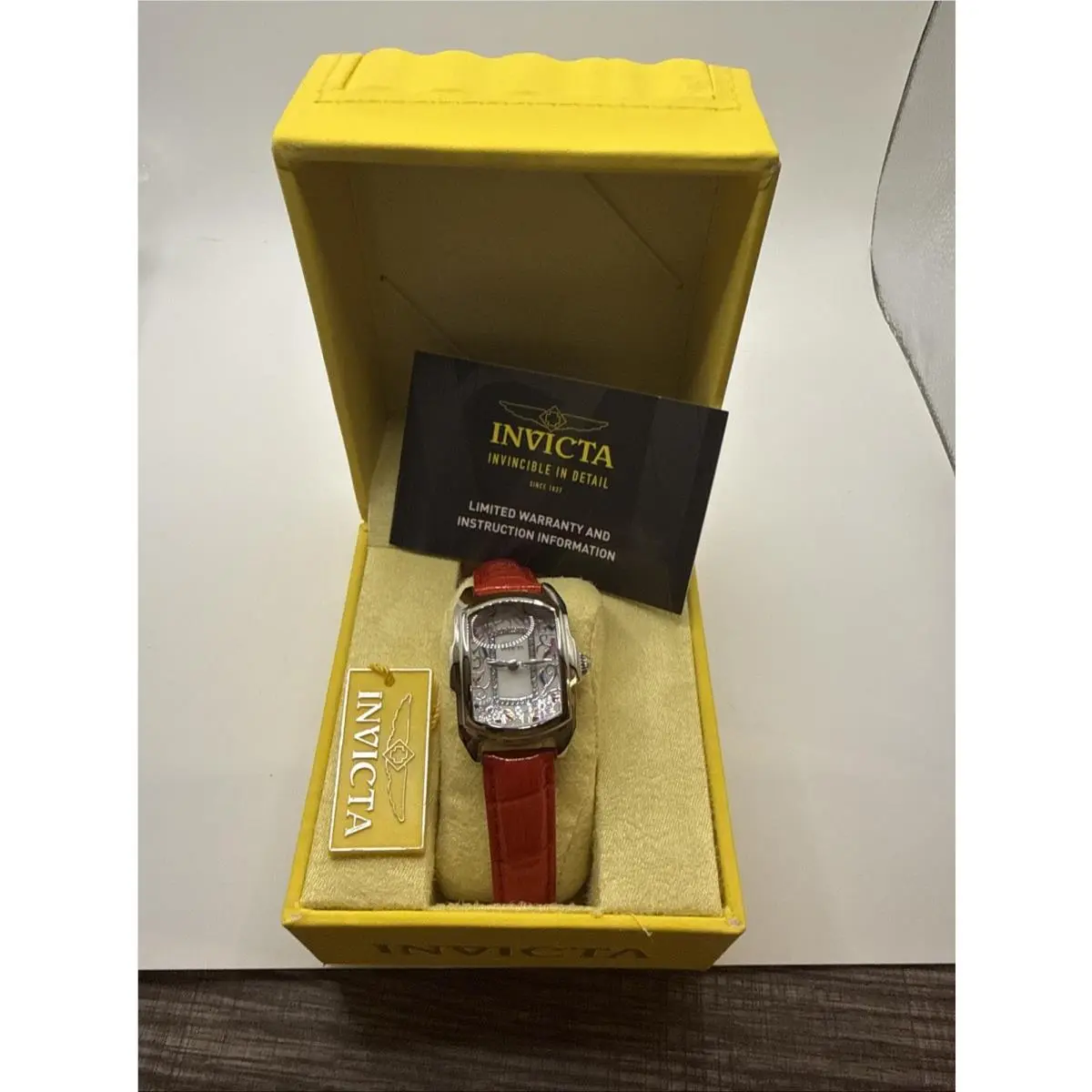 Lula 32286 Ladies Watch Red Floral Pattern by Invicta