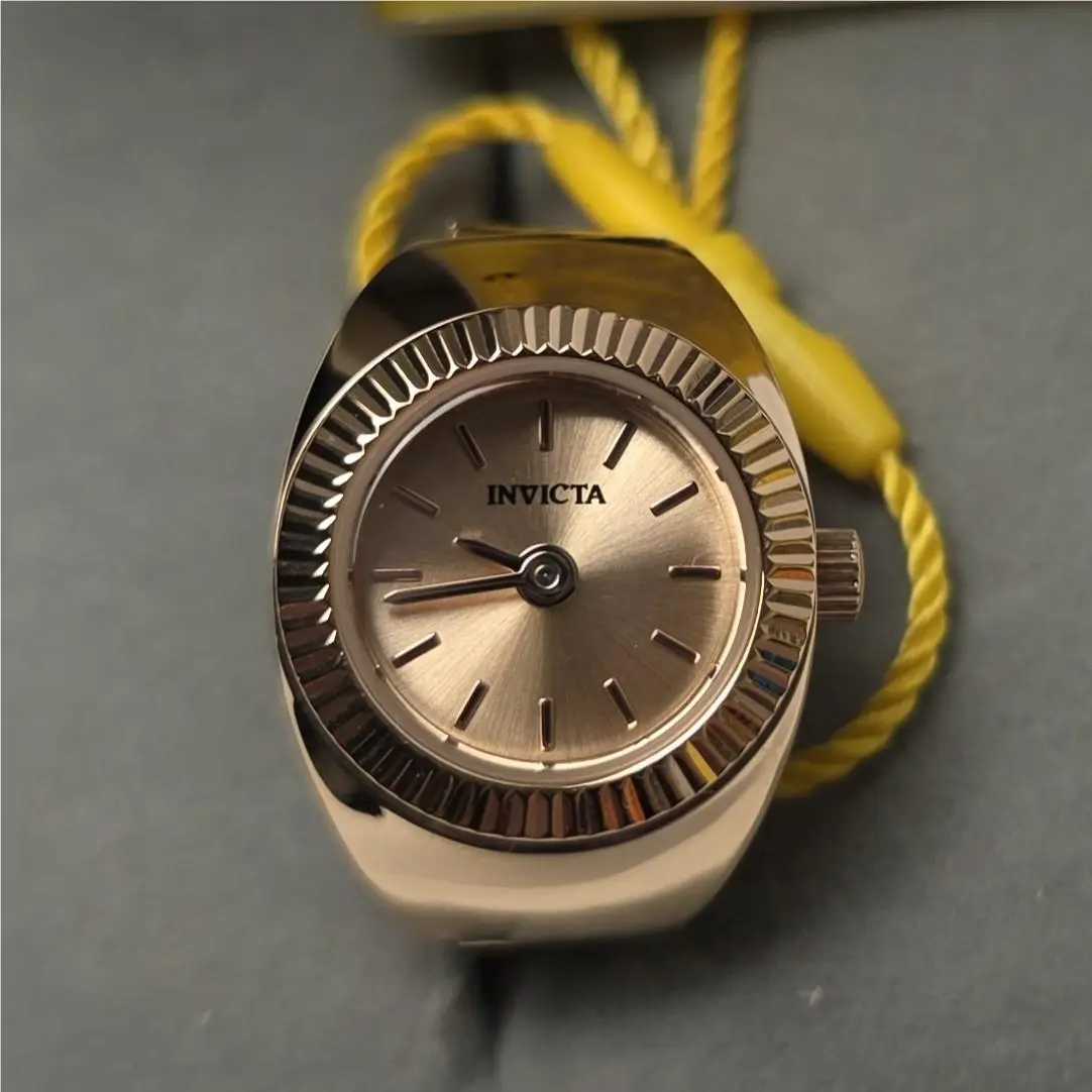 Mini Angel Women`s Ring Watch - 16.5mm Rose Gold 48948 0464 by Invicta