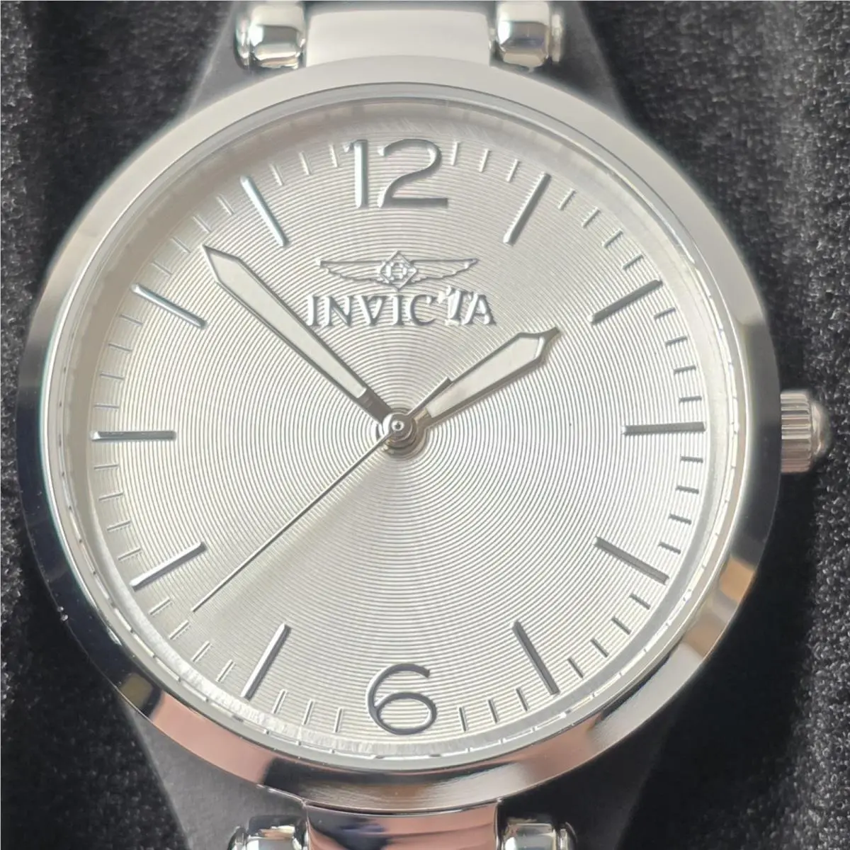 Wildflower Women`s Watch - 32mm Black Leather Band 49588 0484 by Invicta