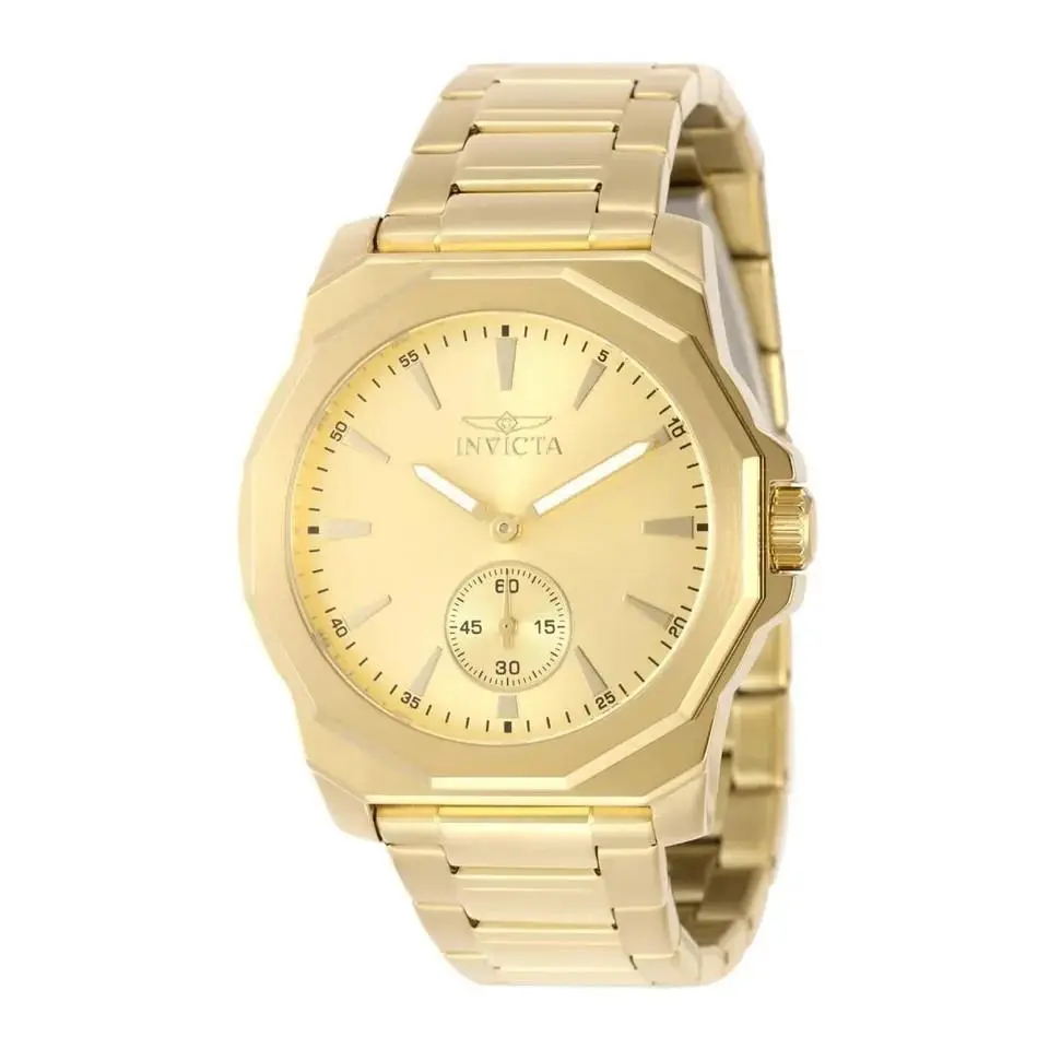 Invicta Speedway Victorious Men`s 42mm Watch Gold Tone Classic Quartz 49333