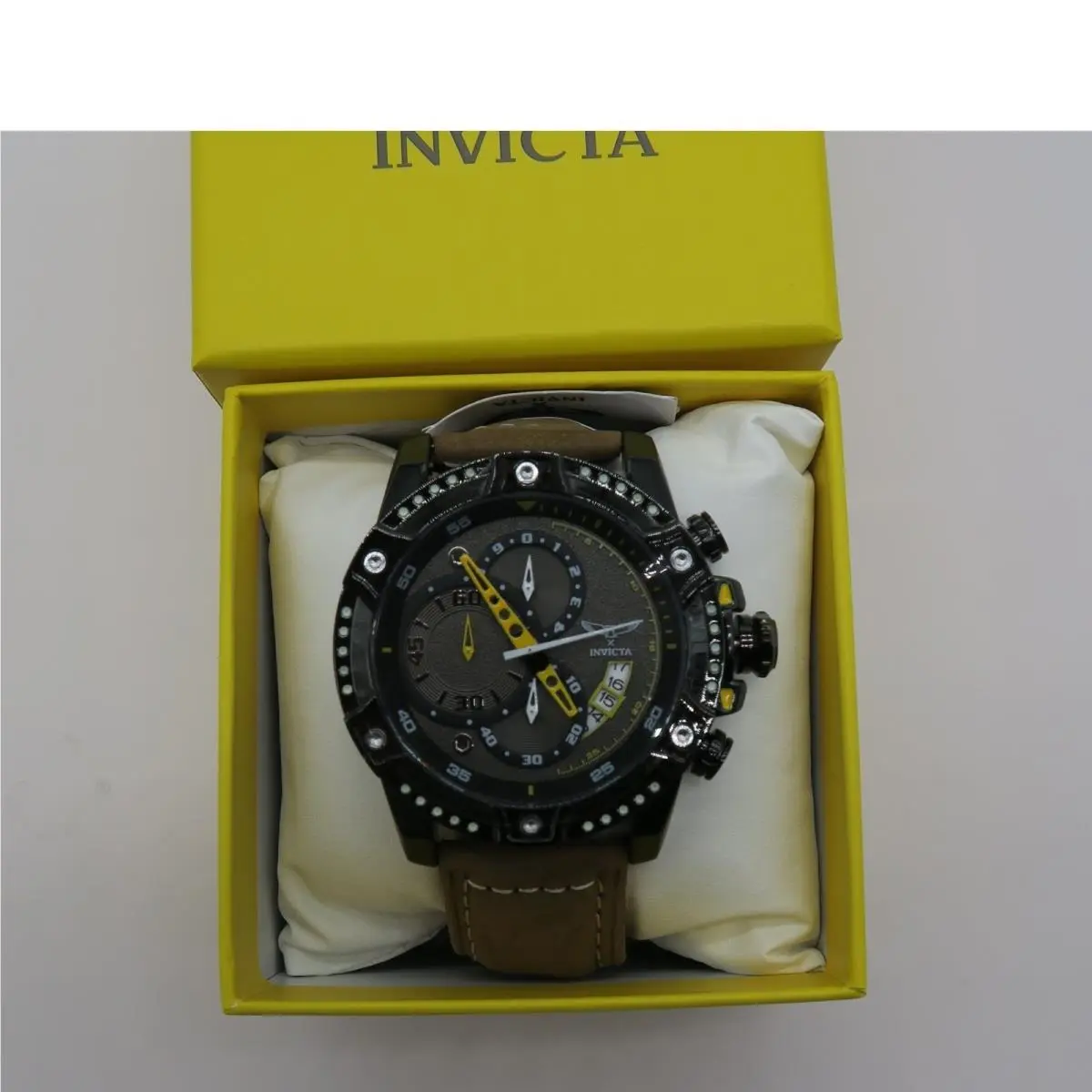 Invicta S1 Rally I by Invicta Men`s Watch w/ Skeleton Dial - 50mm Brown