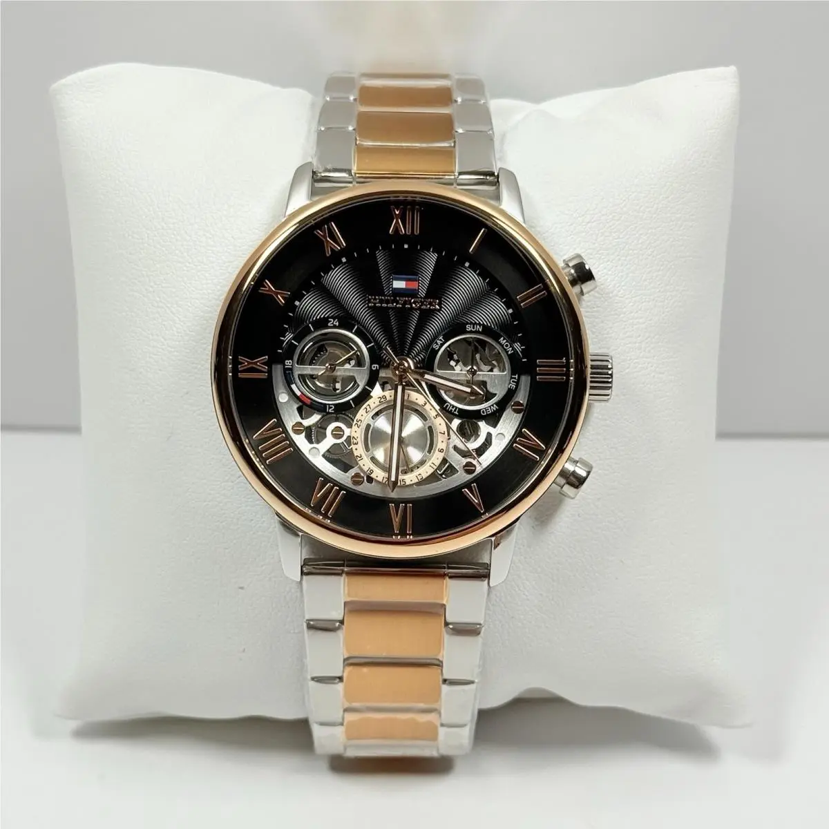 Legend 1710570 Multifunction Black Dial Two Tone Men’s Watch by Tommy Hilfiger