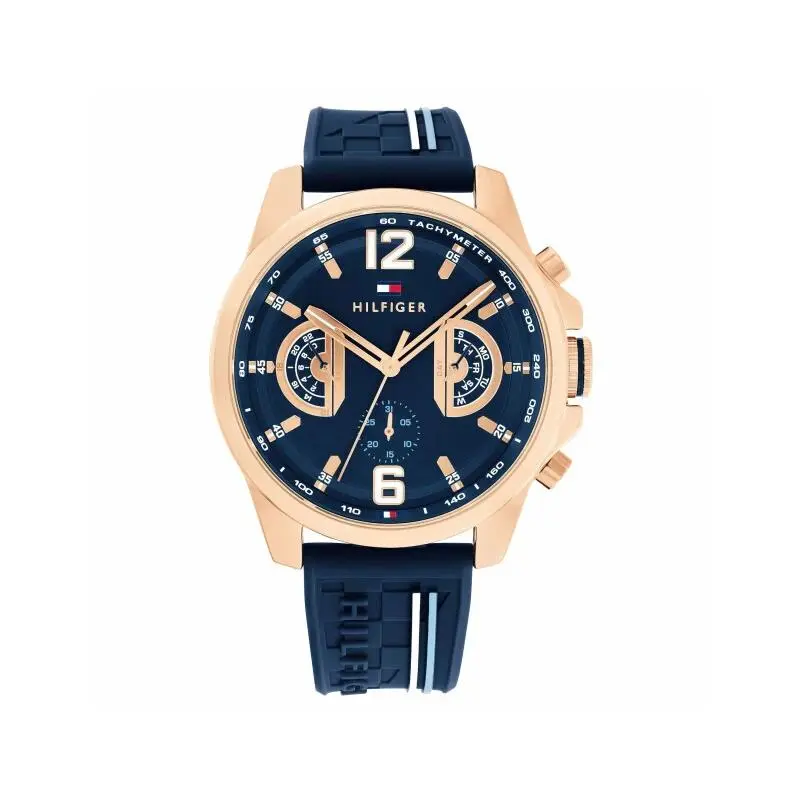 Sport Tucker Silicone Strap Multi-function Men’s Watch 1710637 by Tommy Hilfiger