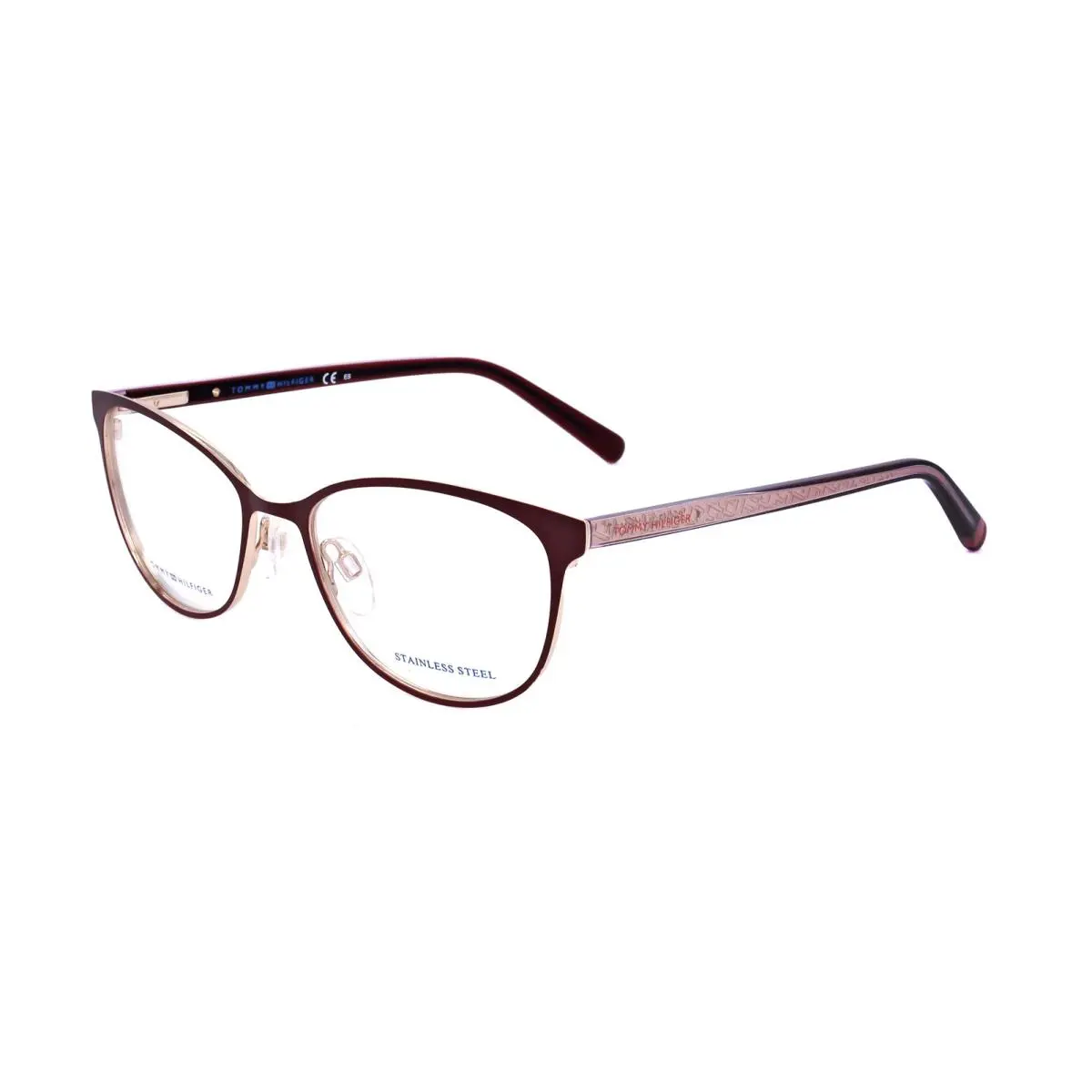 Women`s 53mm Red Glitter Eyeglasses TH1778-DXL-53 by Tommy Hilfiger