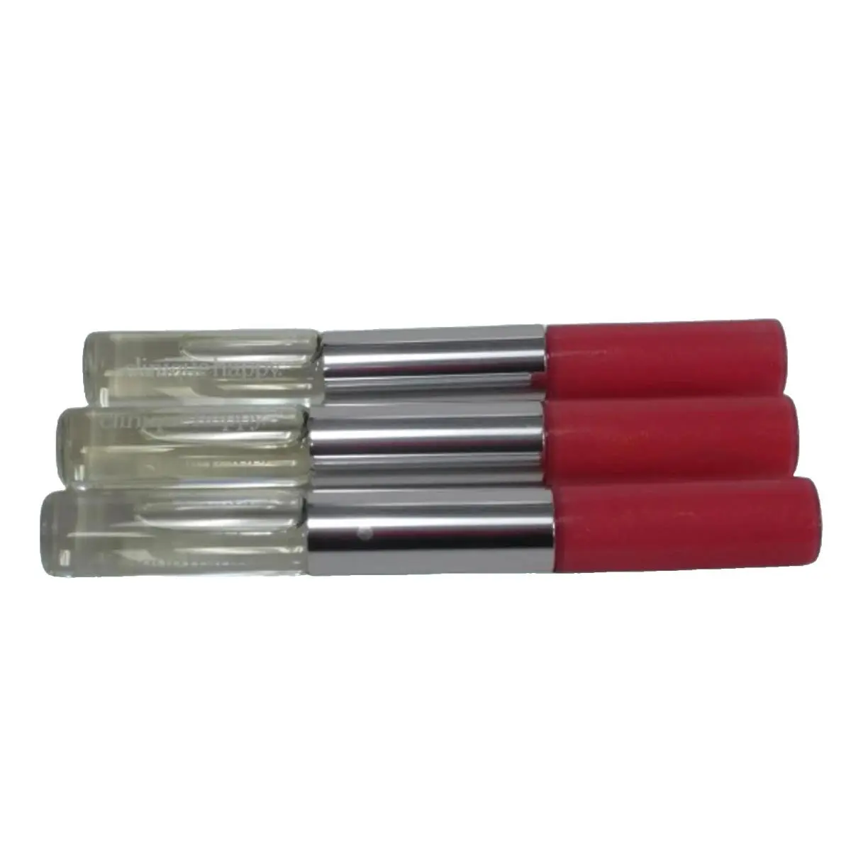 Clinique Happy Perfume Rollerball Pop Splash Lip Gloss 12 Rosewater Pop 3PCS