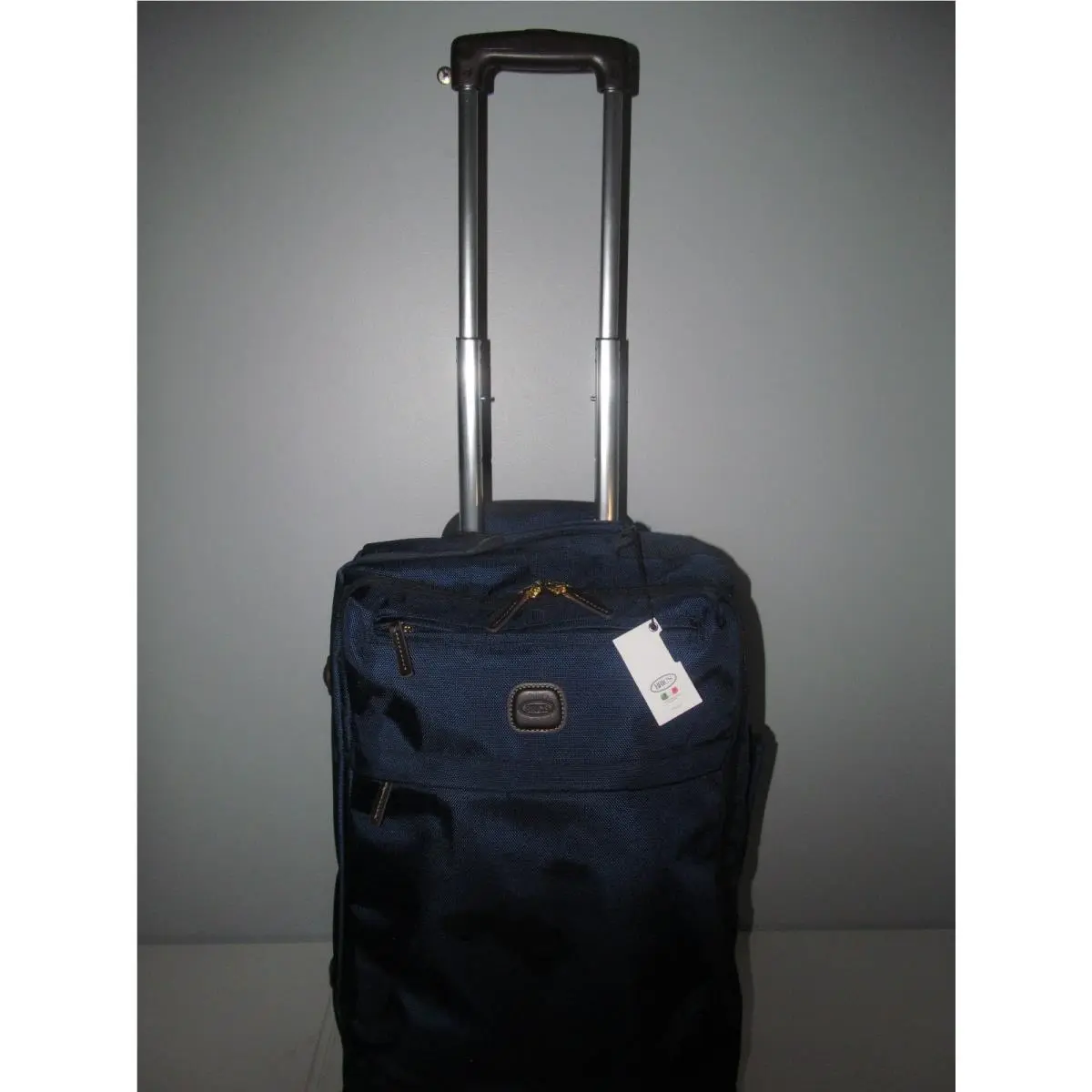Bric`s Bric`s Milano Italy Siena Trolley Navy Blue Carry On Spinner 10 Laptop by Bric's