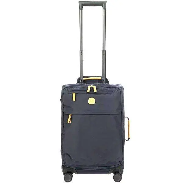Bric`s Bric`s Lightweight Carry on Trolley Suitcase X Bag Ocean Blue/ Cognac