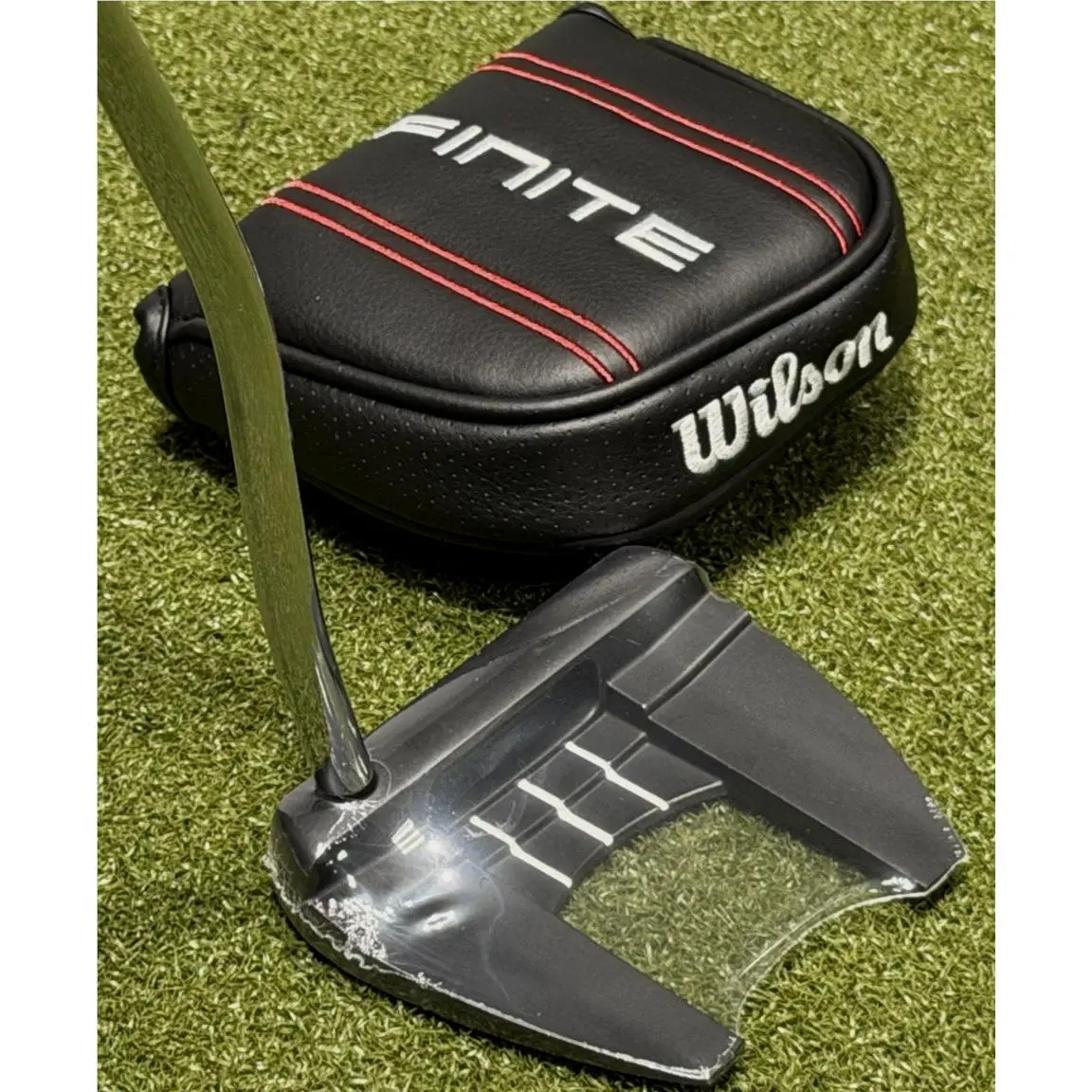 Wilson Infinte Bucktown Mallet Putter Right Hand 35 Inch w/ Headcover