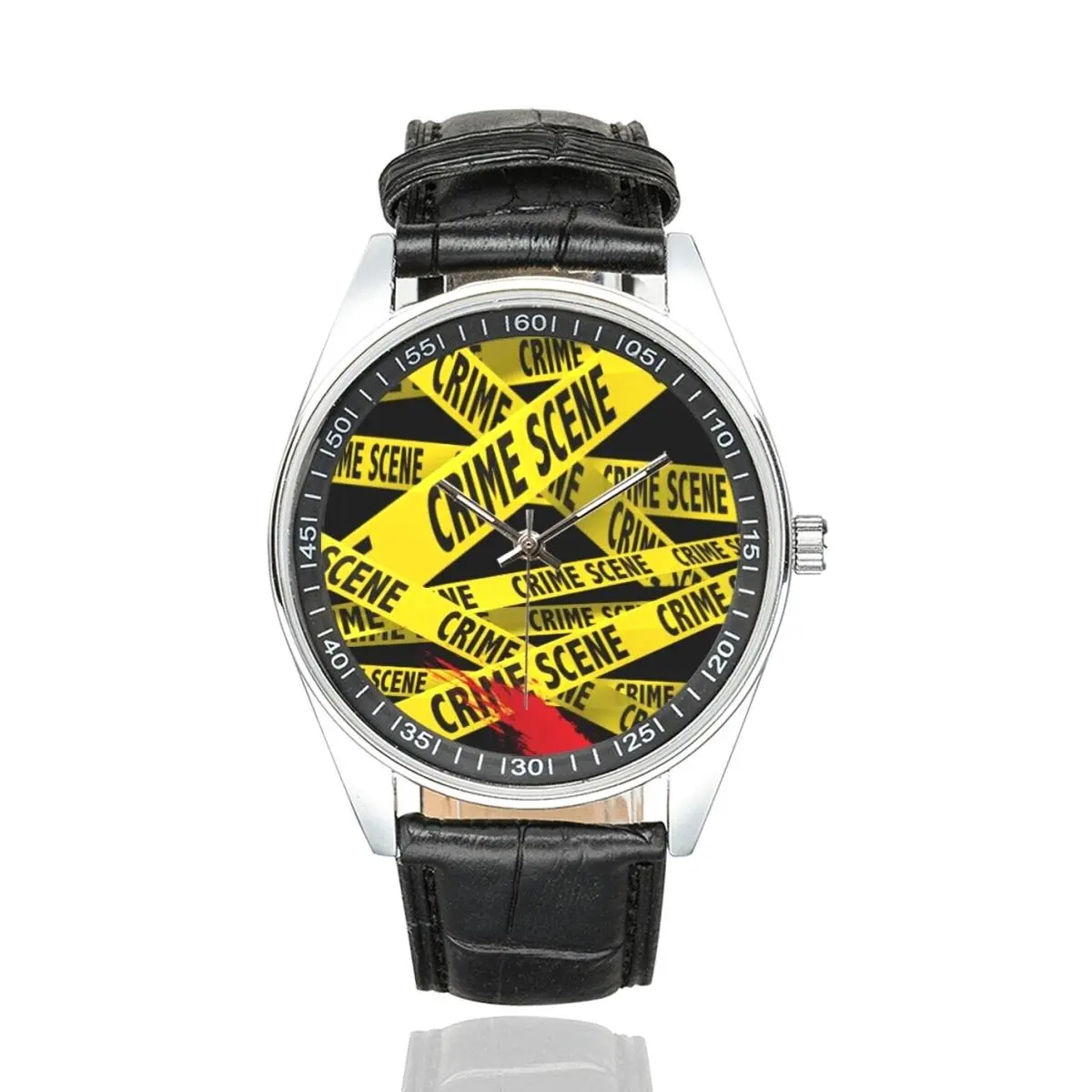 Crime Scene Watch - Water Resistant Quartz - Unisex Leather Band by Police