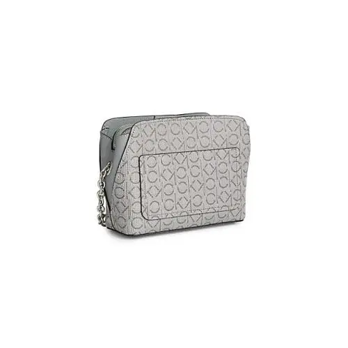 Hailey Monogram Crossbody Bag in Ivory by Calvin Klein