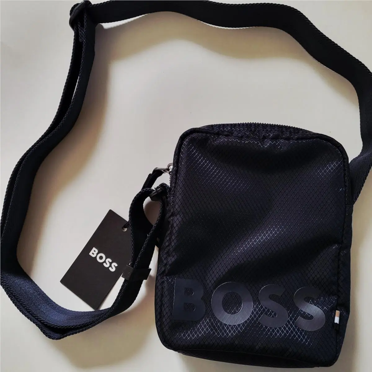 Crossbody Bag Signature Logo Black by Hugo Boss