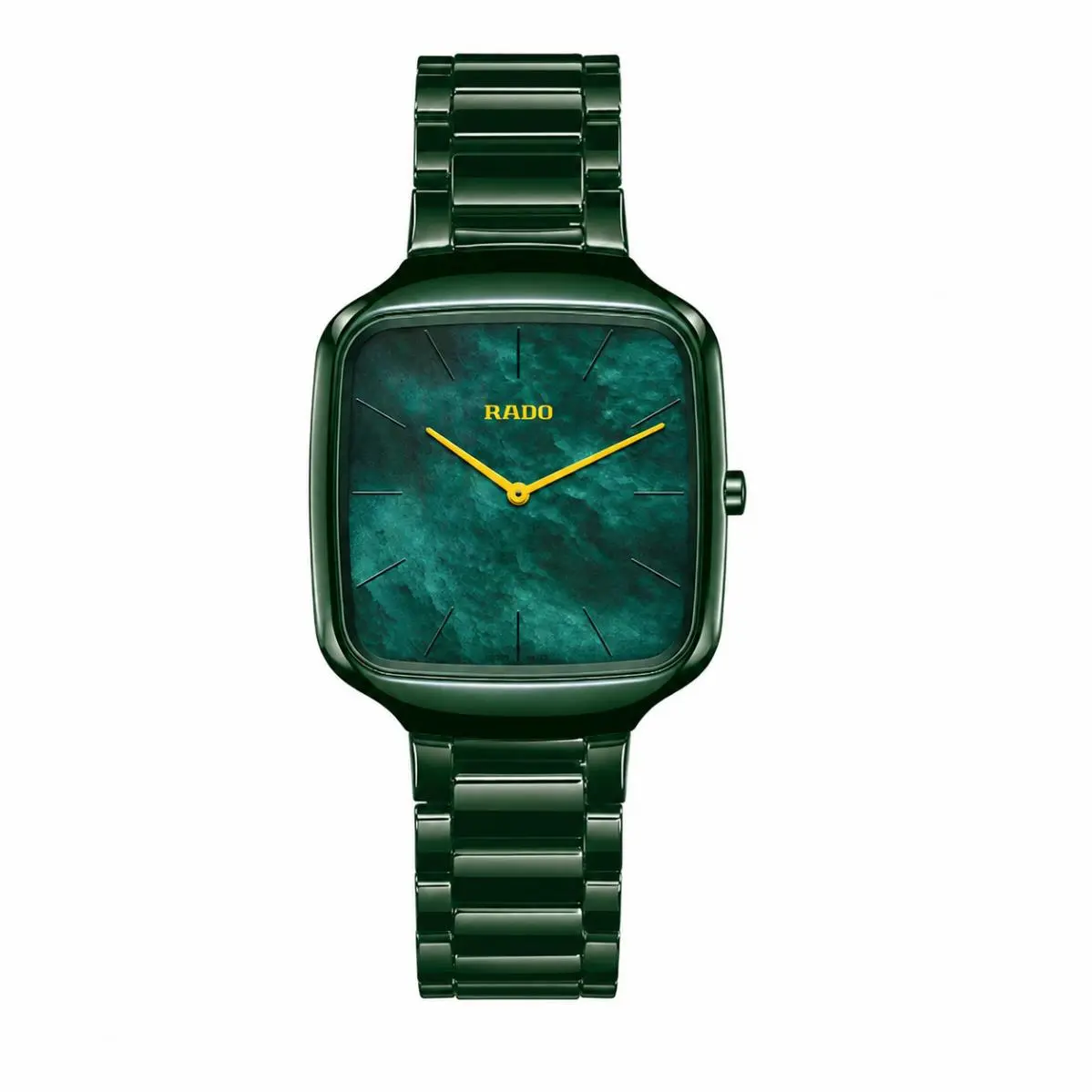 True Square Thinline R27047902 Green Mother-of-pearl Dial by Rado