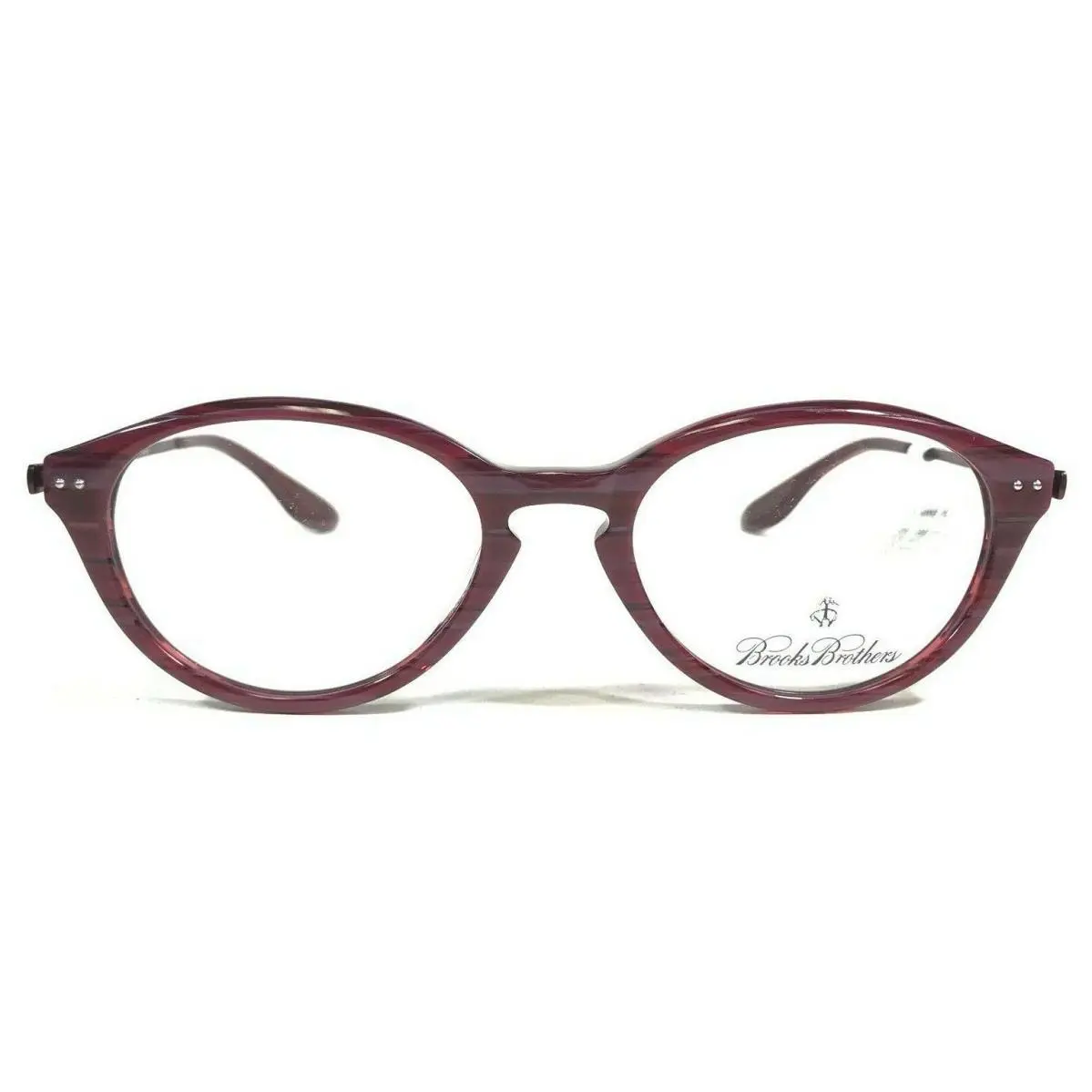 Brooks Brothers Eyeglasses Frames BB701 5283 Purple Horn Cat Eye 51-19-140