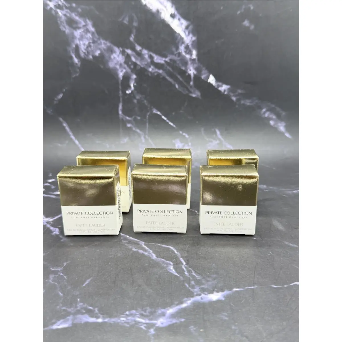 Set of 6 Estee Lauder Tuberose Gardenia Eau De Parfum - 0.14 oz / 4 ml