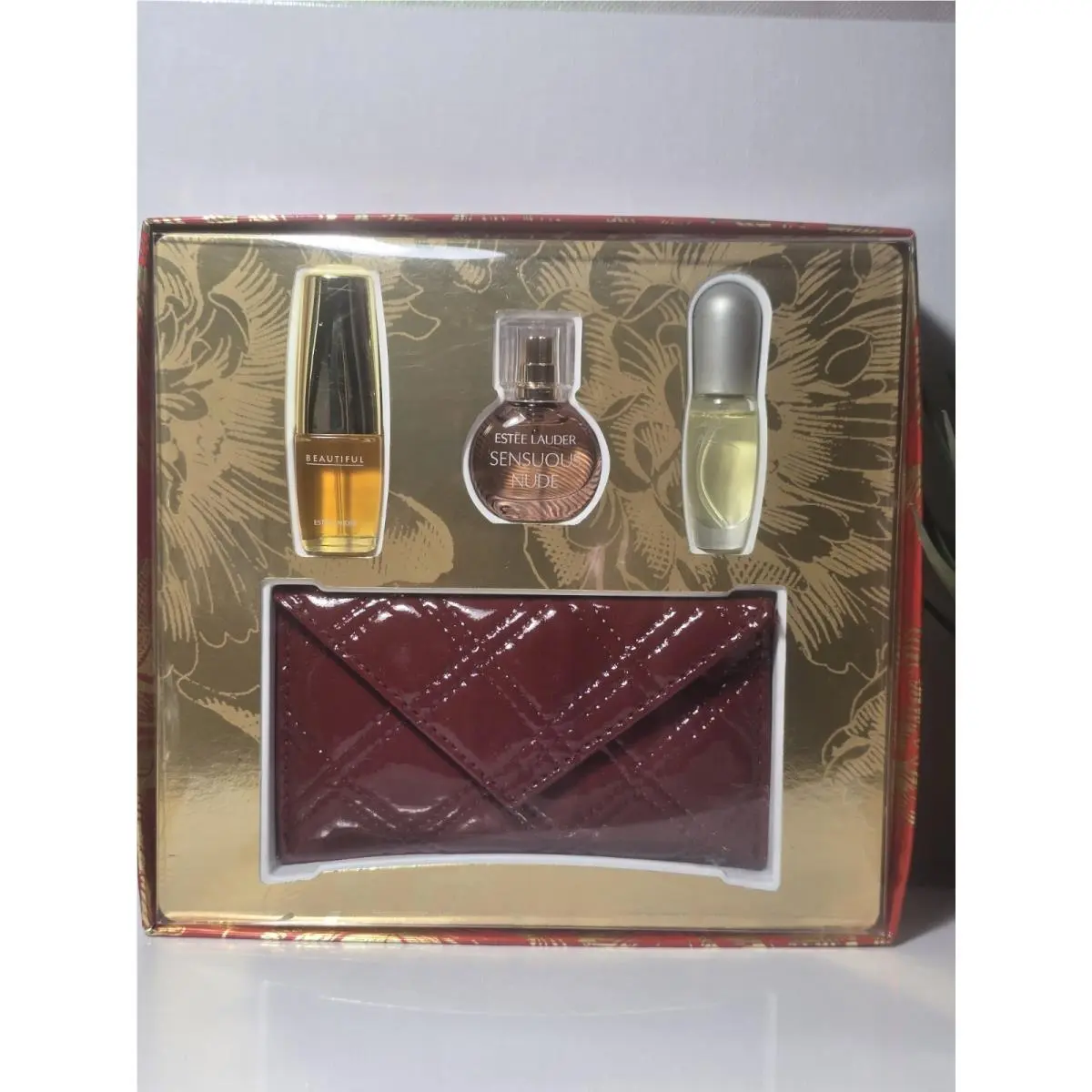 Estee Lauder Fragrance Treasures Spray Perfume Gift Set Of 4 w Box