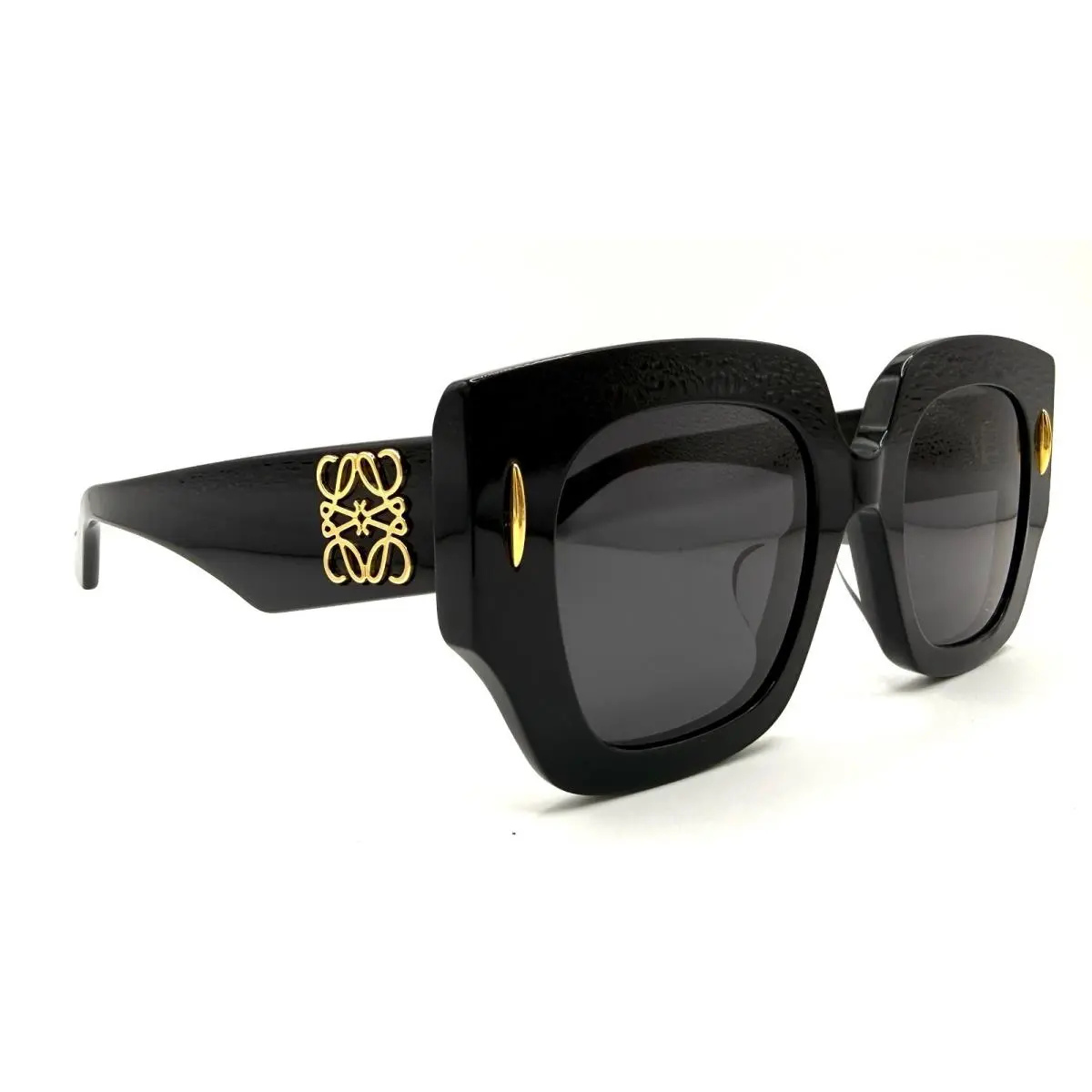 LW40129U LW 40129U 01A Black Sunglasses 50-22-140 by Loewe