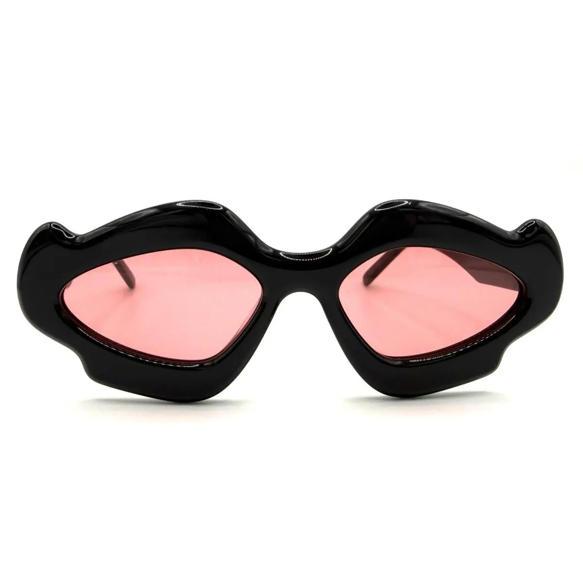 LW40109U LW 40109U 01Y Black/red Sunglasses 52-18-140 by Loewe