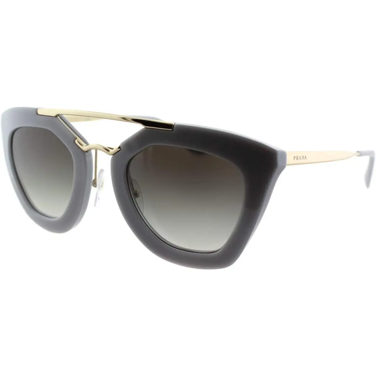 Sunglasses PR09QS TV30A7 49mm Opal Grey / Grey Gradient Lens by Prada