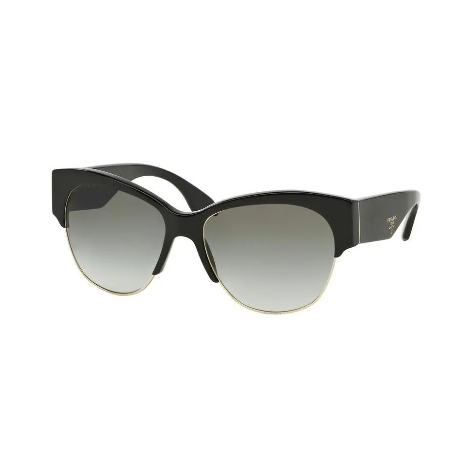 Sunglasses PR11RS 1AB0A7 56mm Black / Dark Grey Gradient Lens by Prada