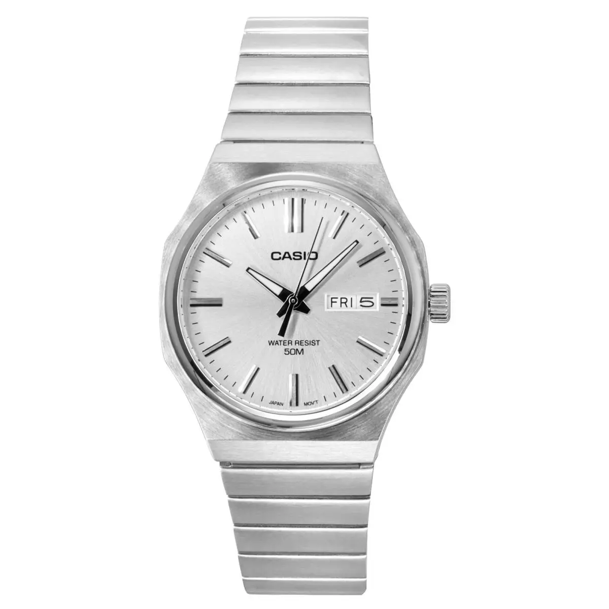Standard Analog Silver Dial Quartz Dress MTP-E735D-7AV Men`s Watch by Casio