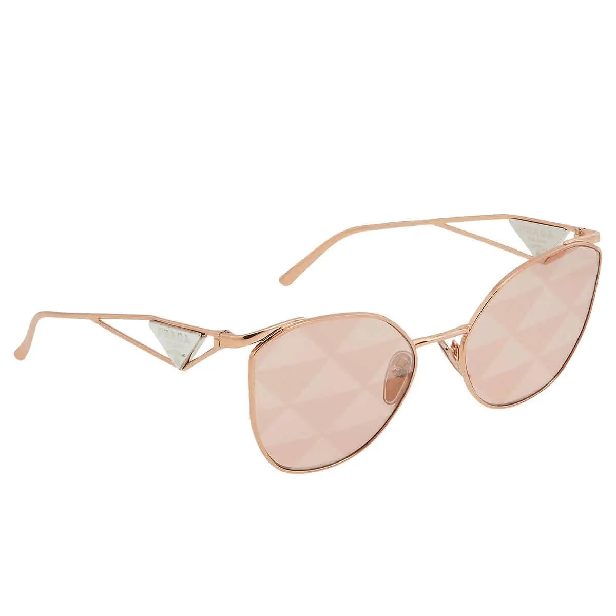 Sunglasses PR 50ZS Svf 05T Pink Gold For Women - Pink PR50ZS59X by Prada