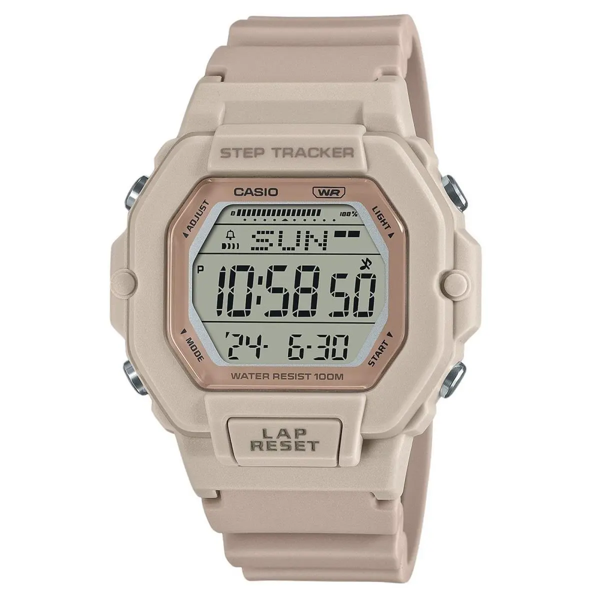 Standard Digital Step Tracker Resin Strap Quartz LWS-2200H-4 Unisex Watch by Casio