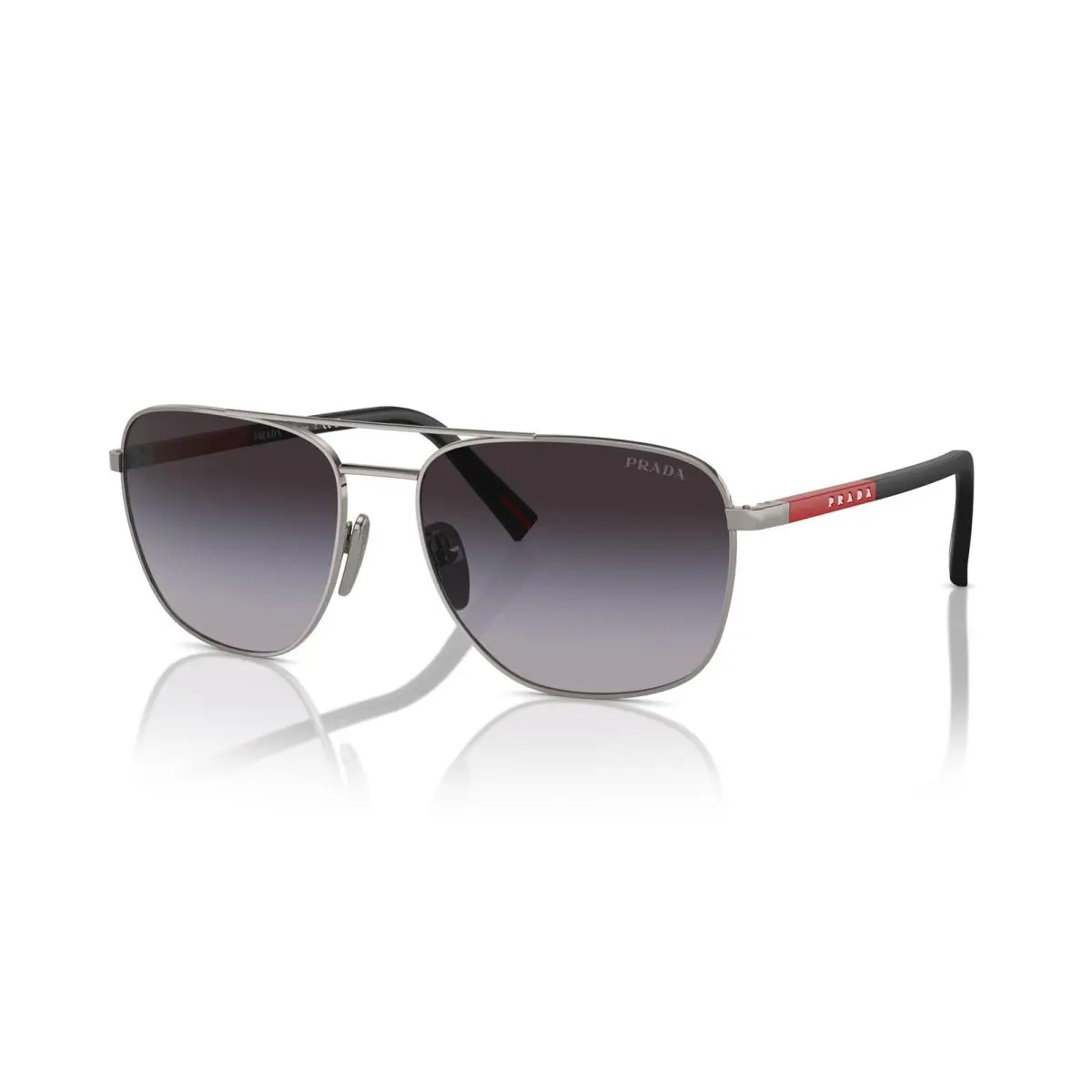 Linea Rossa 54ZS Sunglasses 5AV09U Grey by Prada