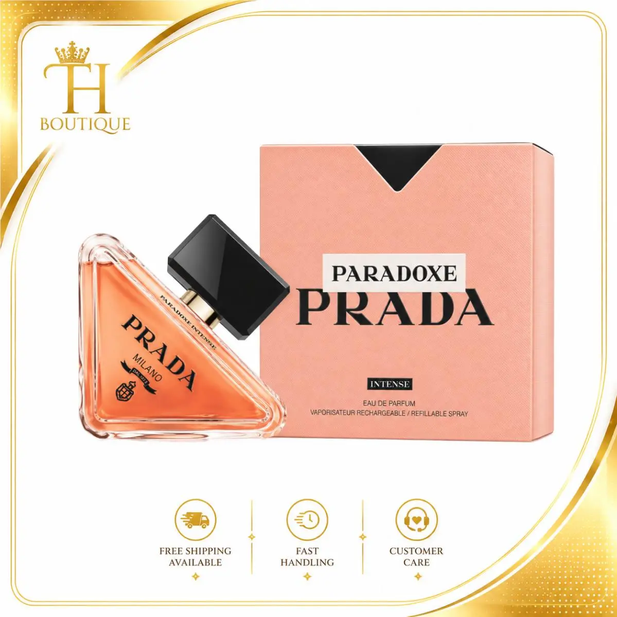 Paradoxe Intense Eau de Parfum 3 oz 90ml Women Refillable Spray by Prada