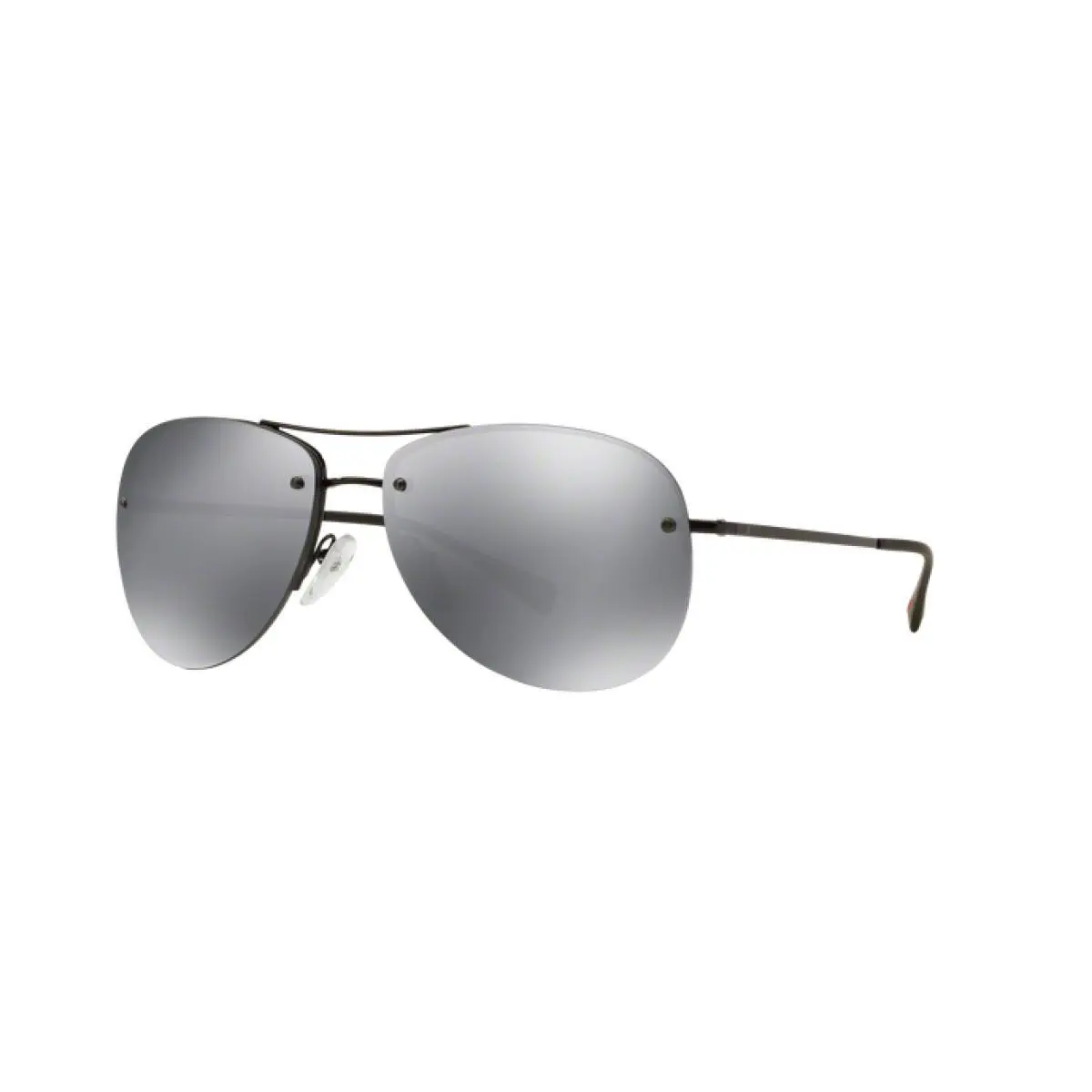 Sport Sunglasses PS50RS 7AX5L0 59mm Black / Dark Mirror Lens by Prada