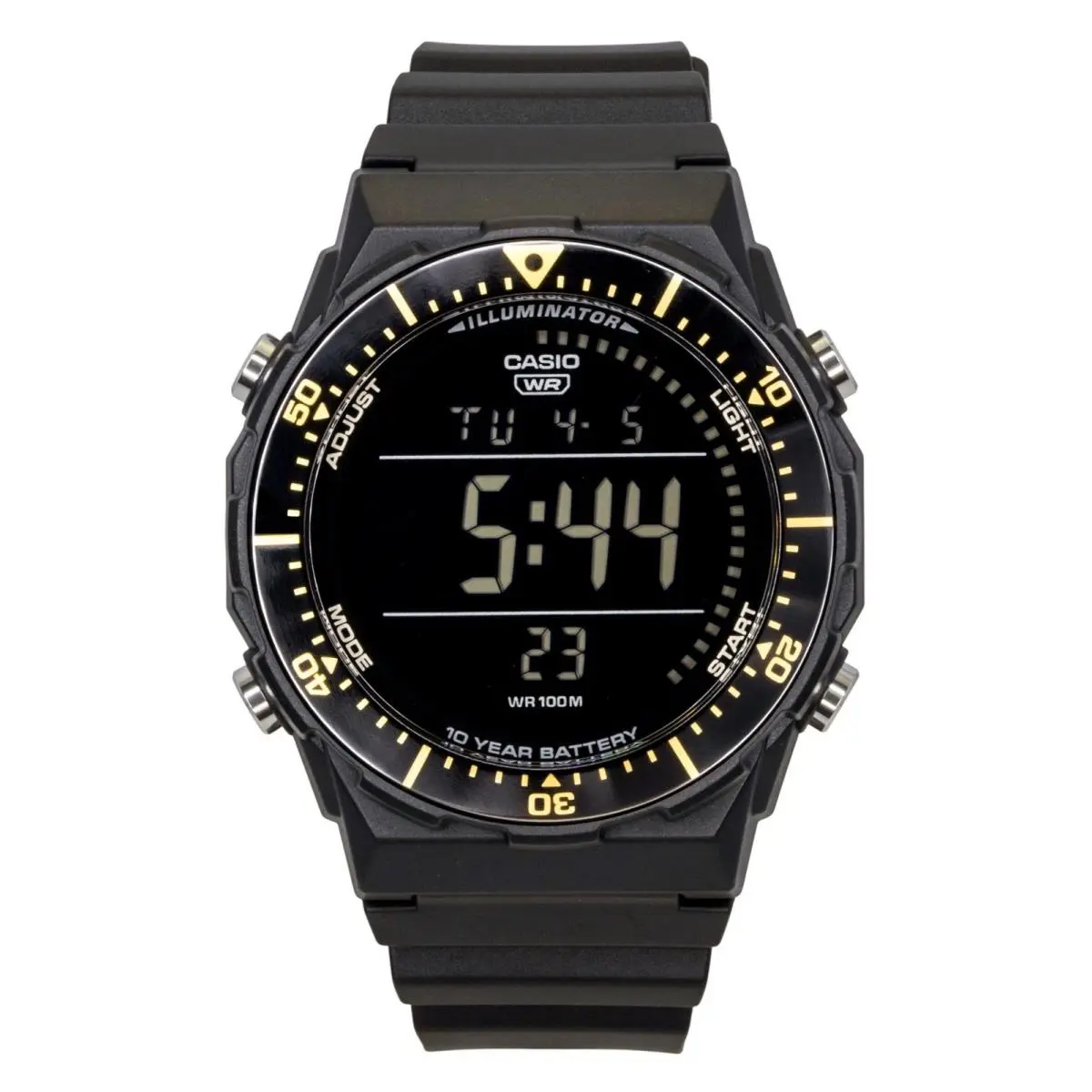 Multifunctional Digital Resin Strap Quartz AE-1700H-1BV 100M Men`s Watch by Casio