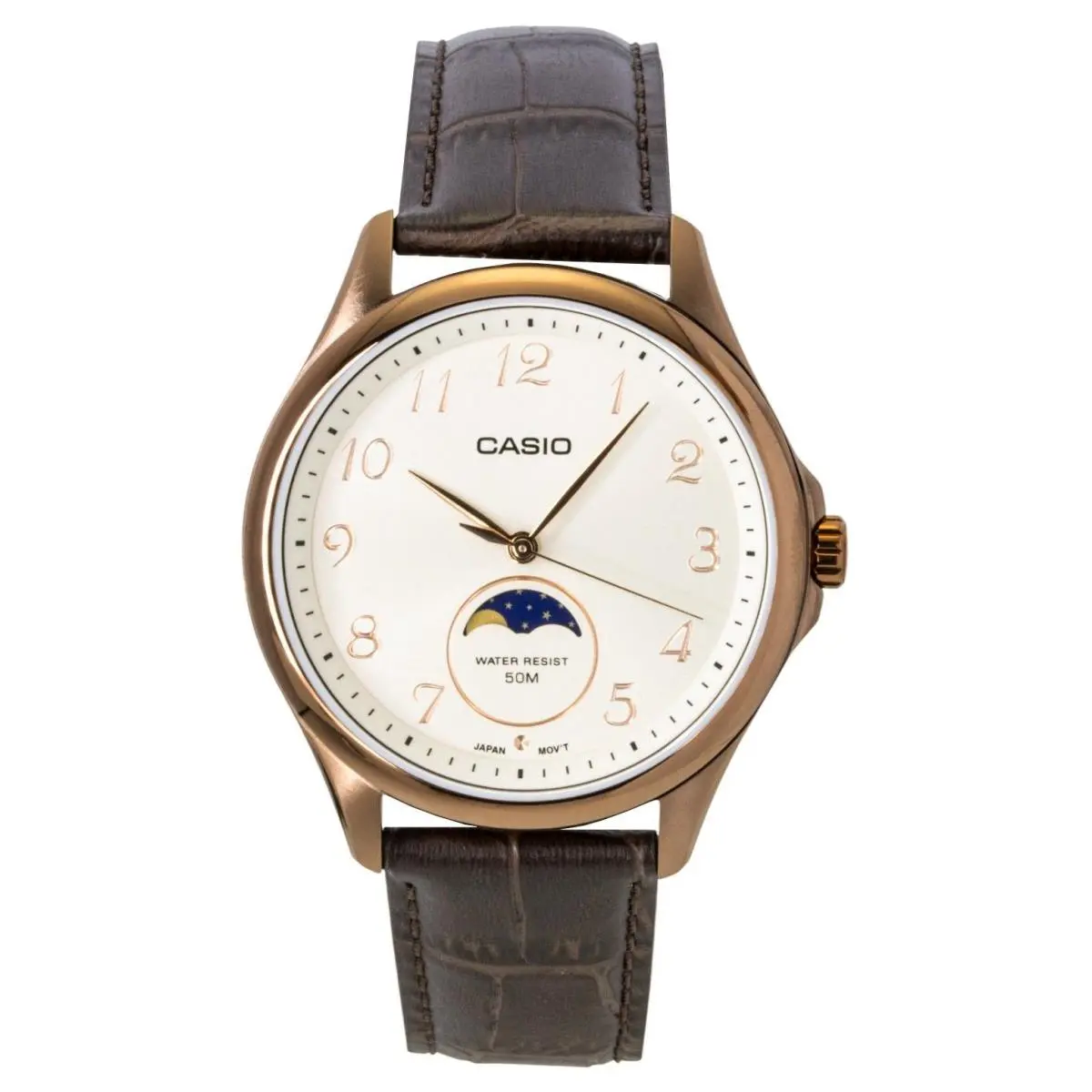 Casio Standard Ivory Dial Quartz Casual 50M MTP-M110RL-5AV Men`s Watch