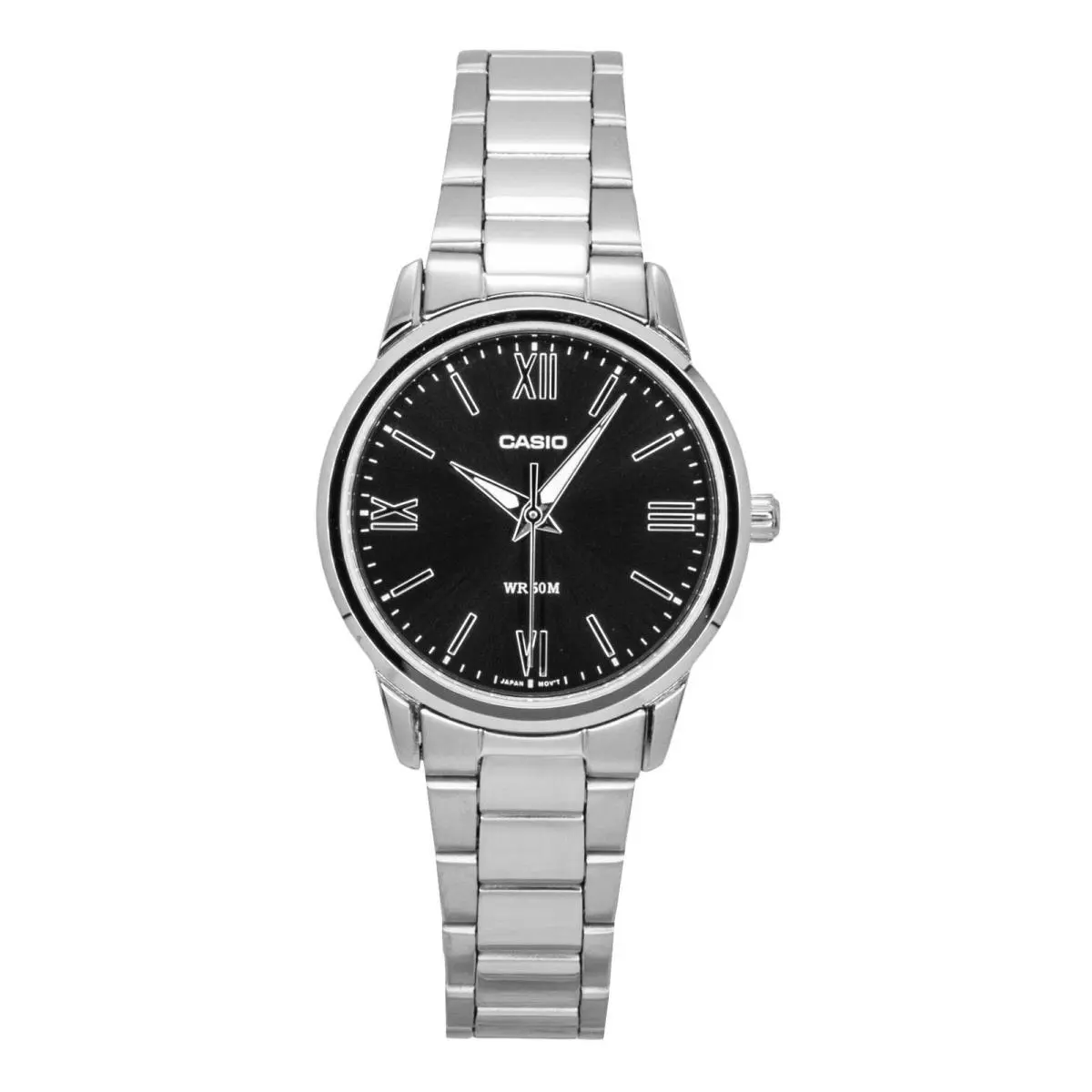 Analog Stainless Steel Black Dial Quartz LTP-1303DD-1AV Women`s Watch by Casio