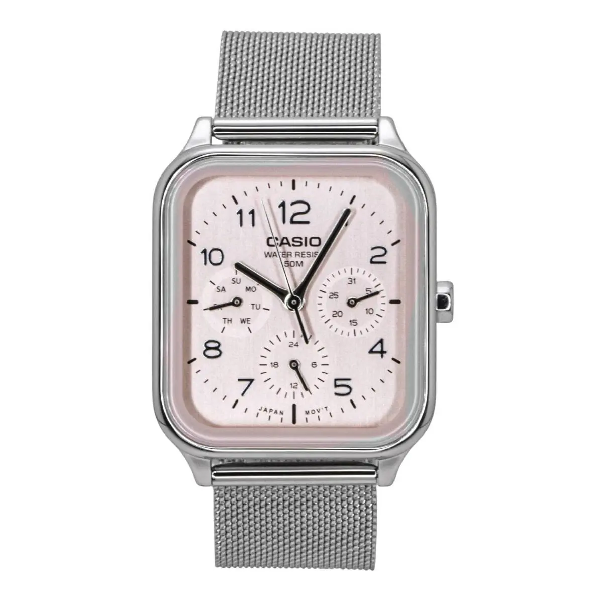 Casio Standard Analog Salmon Dial Quartz Casual Men`s Watch MTP-M306M-4AV
