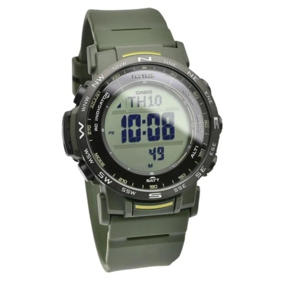 Pro Trek Digital Compass Altimeter Barometer Radio-controlled Unisex Watch by Casio