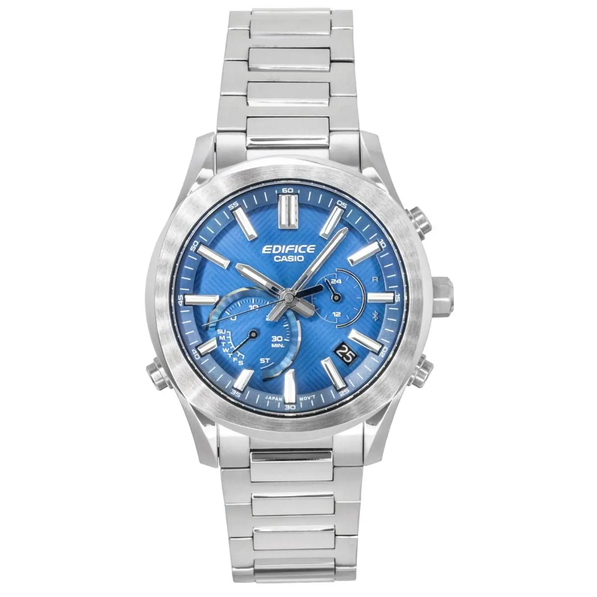 Edifice Chronograph Blue Dial Solar 100M EQB-1300D-2A Men`s Watch by Casio