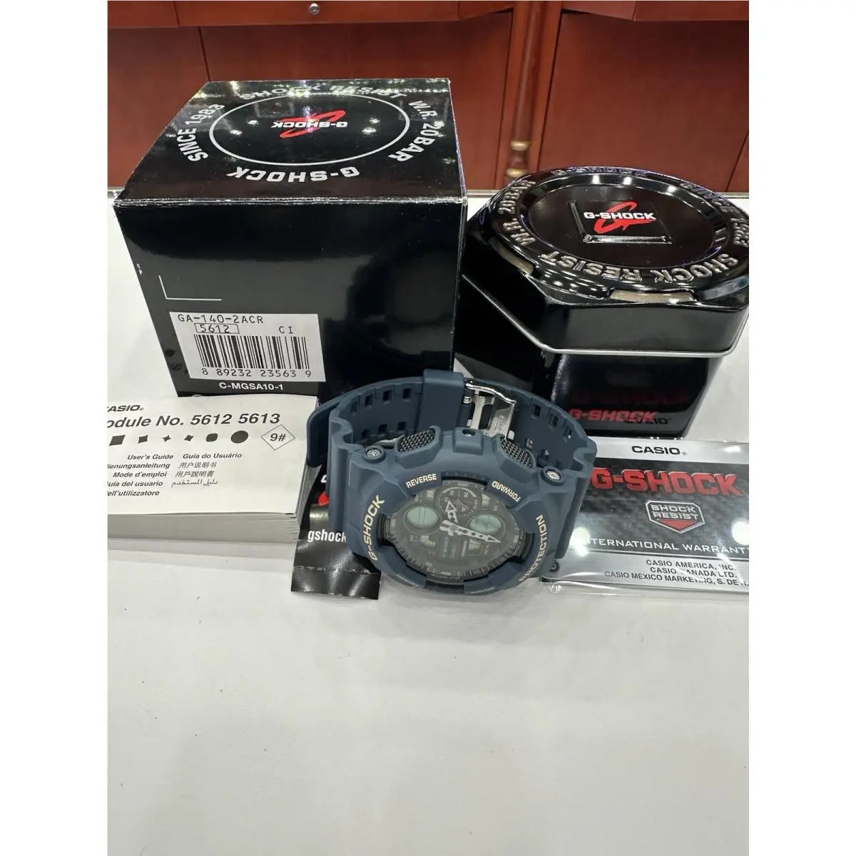 G Shock Watch GA-140-2ACR by Casio