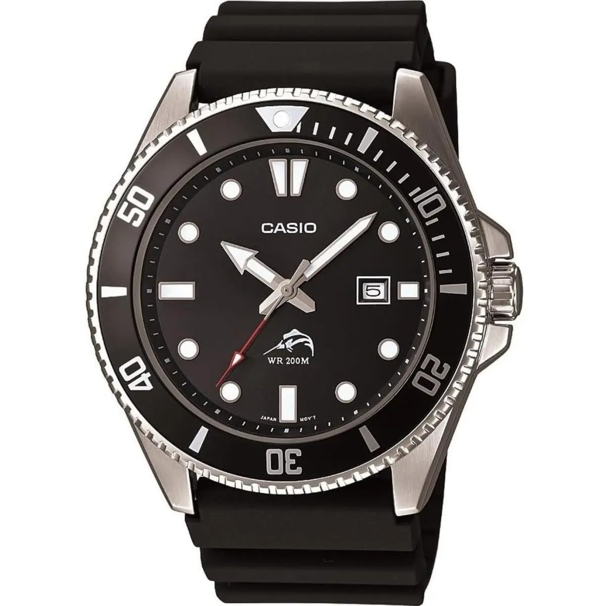MDV106 Series Unisex Analog Watch 200M WR Stainless Steel Case Res by Casio