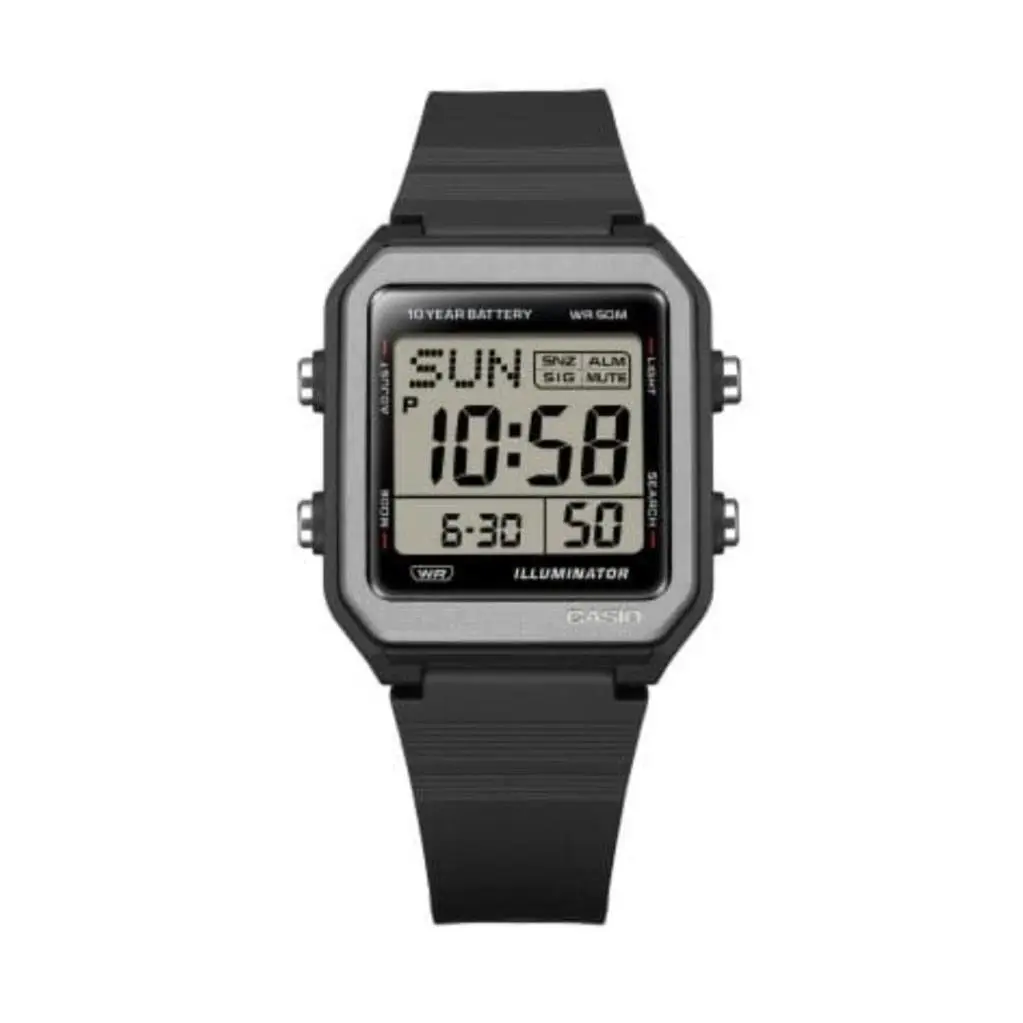 W221H-1AV Black Watch - 2026 Release Papers Location Usa by Casio
