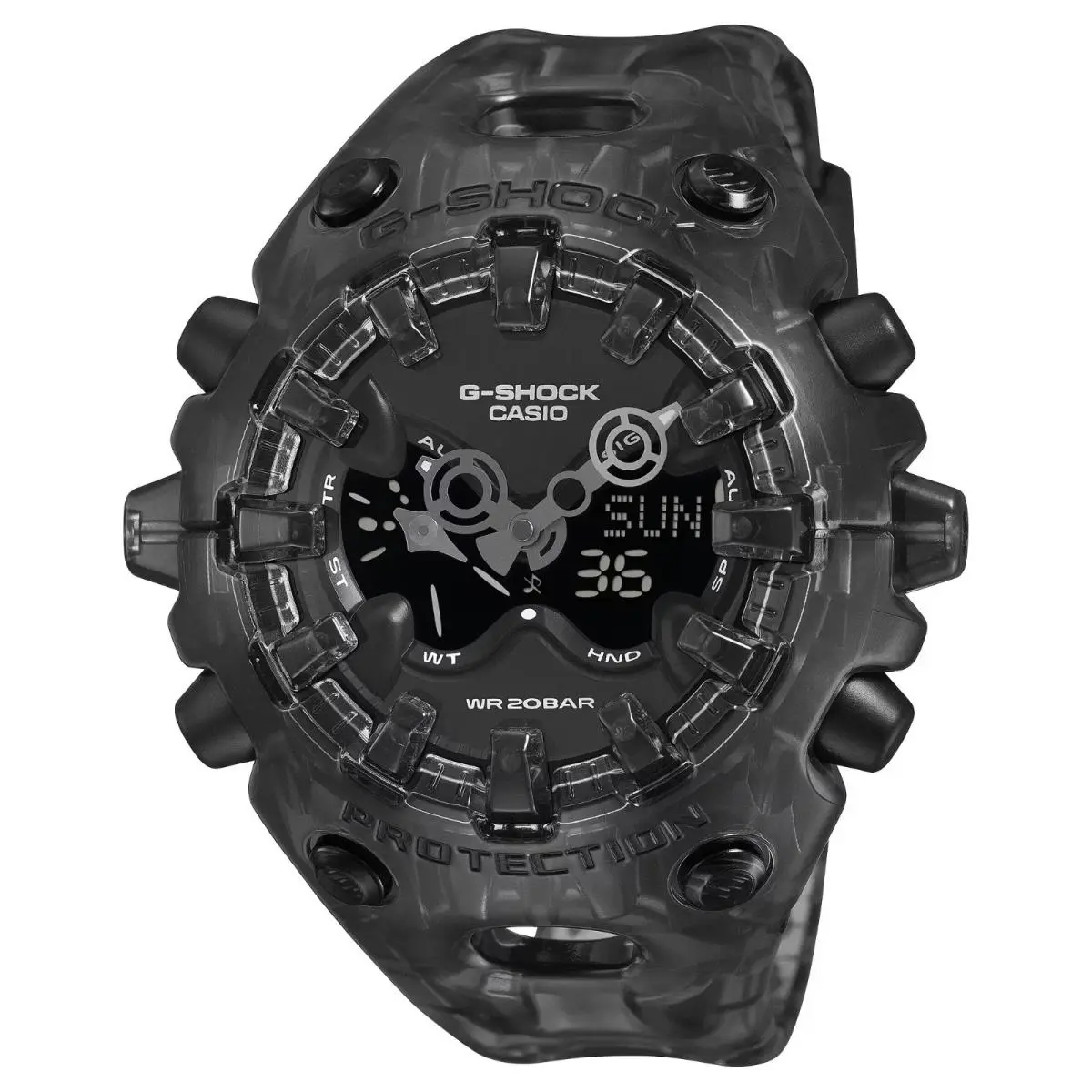 G-shock GA-V01 Series Analog Digital Black Resin Watch GAV01SKE-8A by Casio