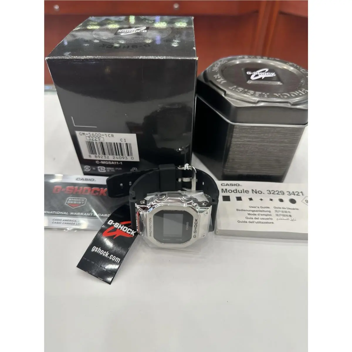 G Shock Watch GM-5600-1CR by Casio