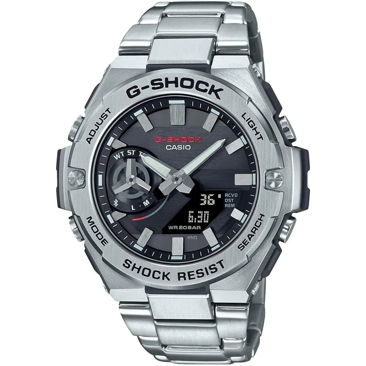 G-shock G-steel GSTB500D-1A Series 48.9mm Resin/stainless Steel Case by Casio