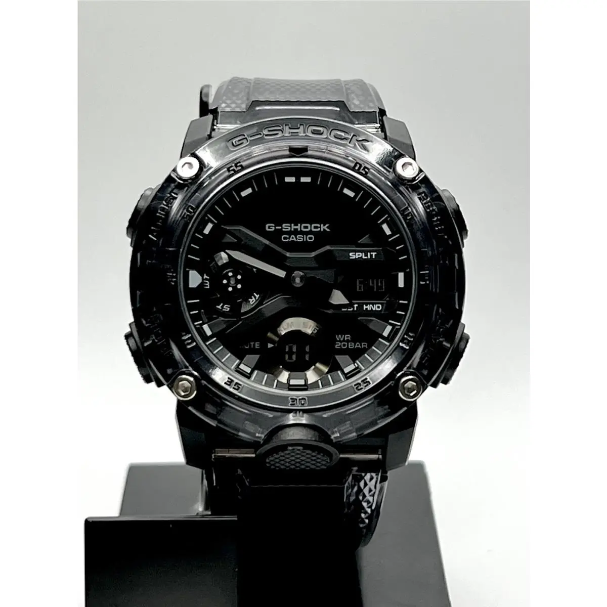 G Shock Ana Dig Smoke Grey GA2000SKE-8A GA2000 Skeleton W/box by Casio