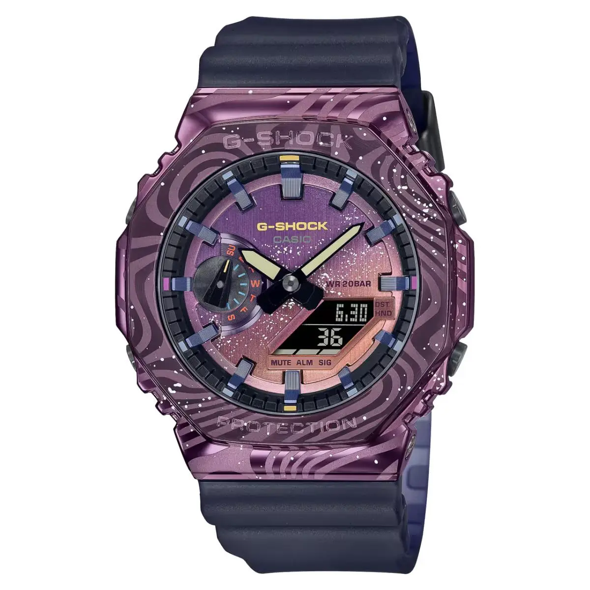 G-shock GM-2100MWG-1AJR Milky Way Metal Covered Men`s Watch by Casio