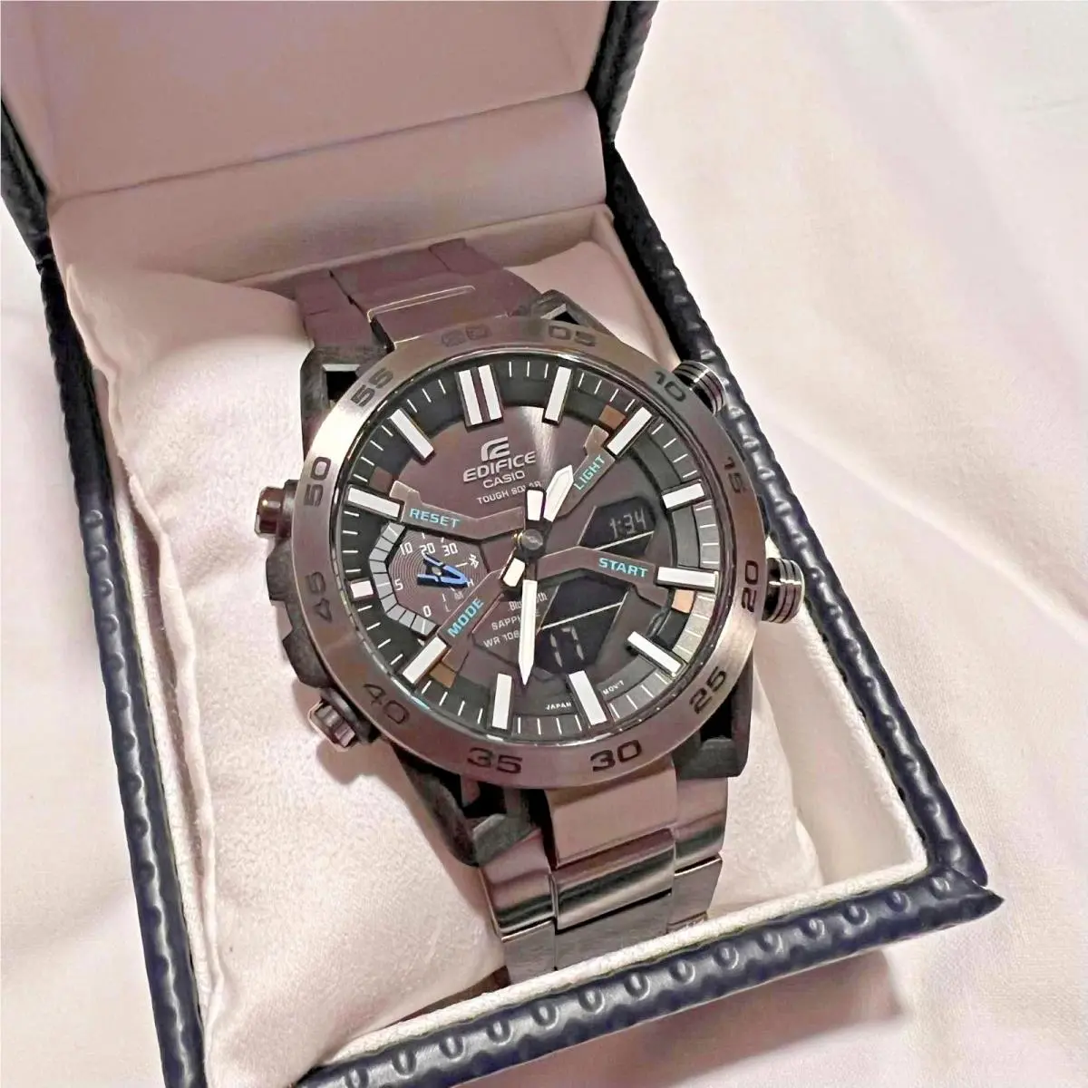 Edifice Sospensione ECB-2000YD-1AJF Bluetooth Chronograph Solar Men Watch by Casio