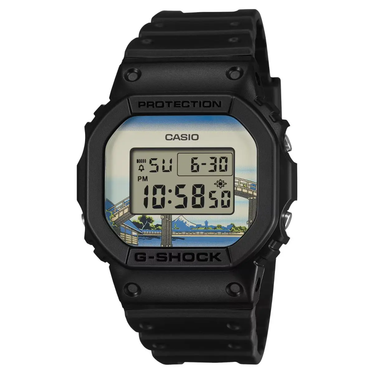 G-shock DW-5600KHFM25-1JR Katsushika Hokusai Japan Watch by Casio