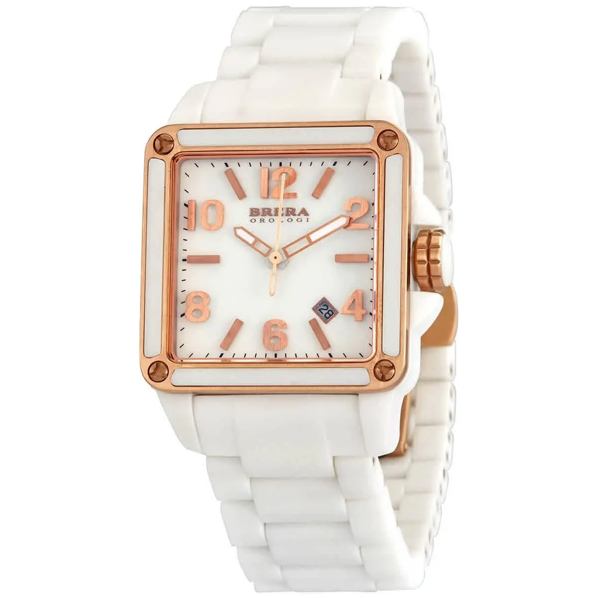 Brera Orologi Stella Mop Dial Ladies Watch BWST2CWHRGN by Brera Milano