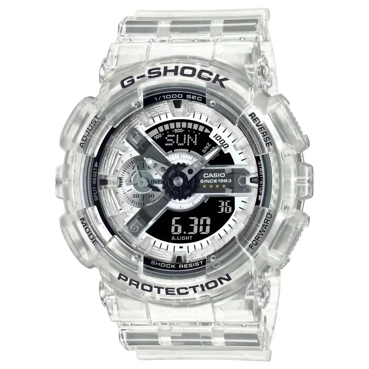 Watch G-shock 40th Anniversary Clear Remix GA-114RX-7AJR SS by Casio